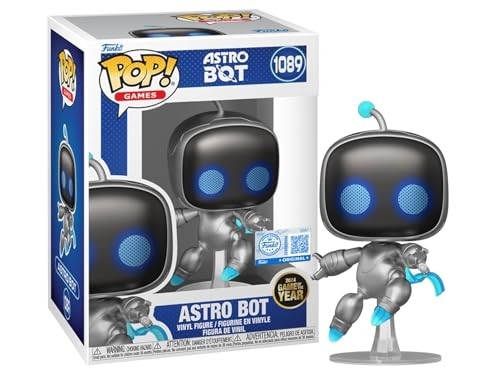 Funko POP! Games Astro Bot Vinyl Figure Silver and Black 4-Inch #1089