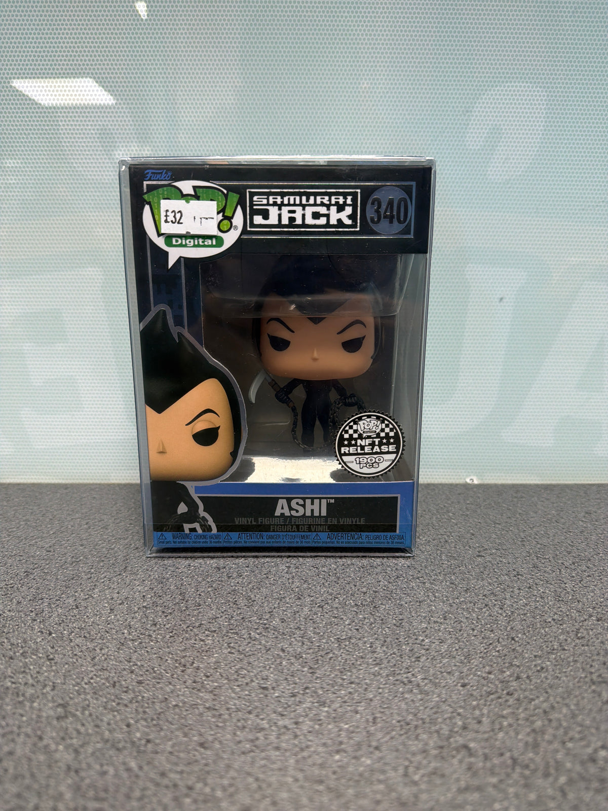 Ashi #340 Pop! Digital – NFT Release – 1,900 Pieces – photographed boxed item