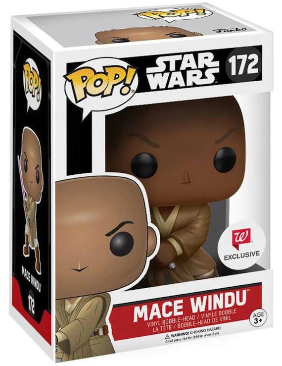 POP Star Wars Mace Windu 172 Vinyl Bobble Head Figure