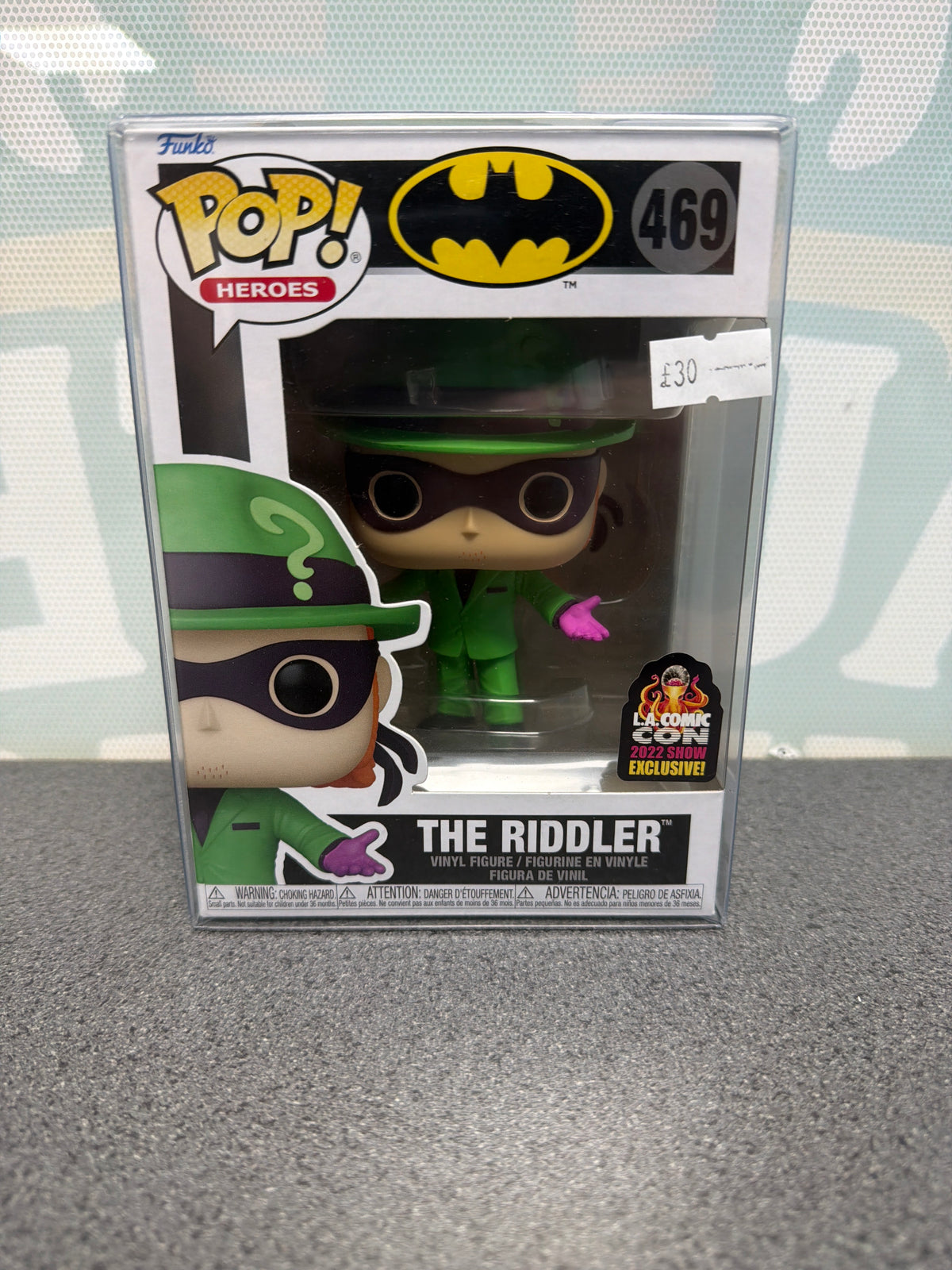 The Riddler Funko Pop! – DC Heroes