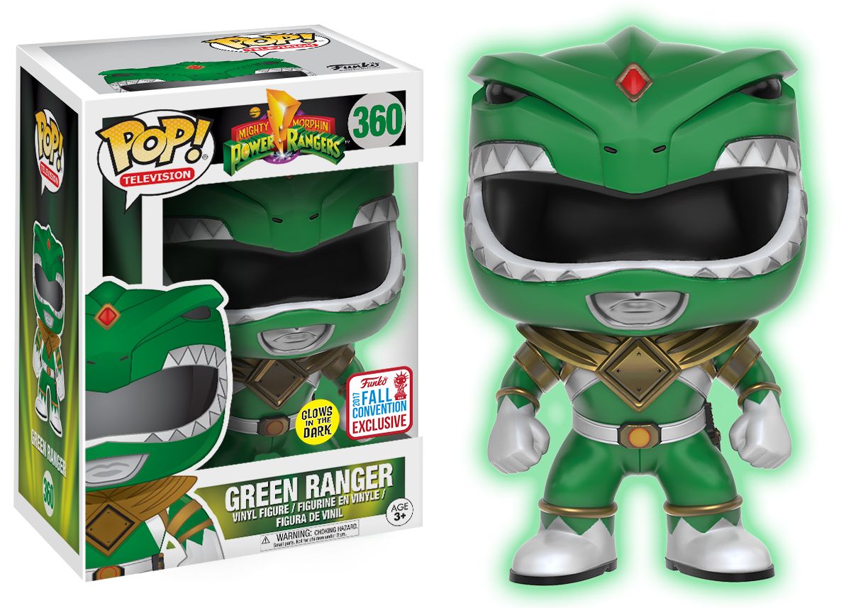 Funko POP Television Power Rangers Green Ranger Glow in the Dark