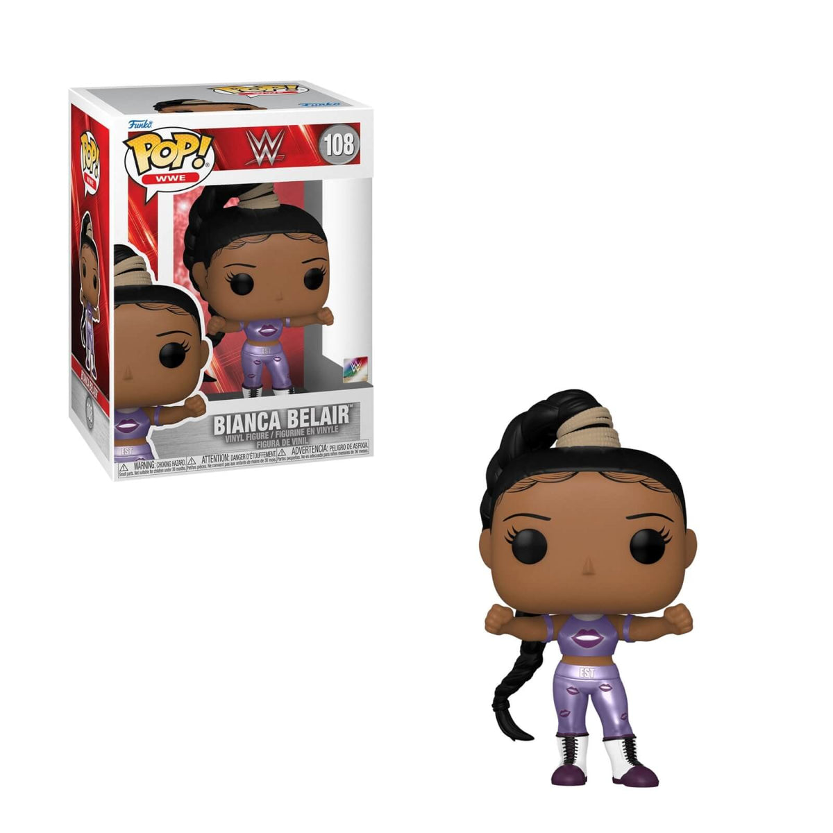 WWE Funko Pop Bianca Belair Multicolor Vinyl Figure
