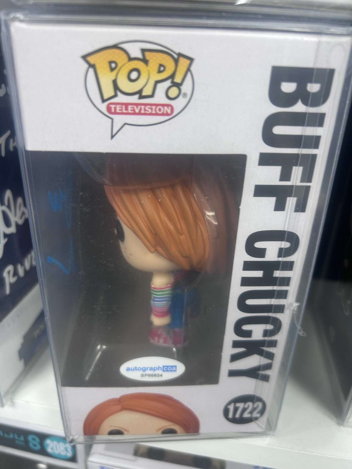 SIGNED BUFF CHUCKY FUNKO #1722