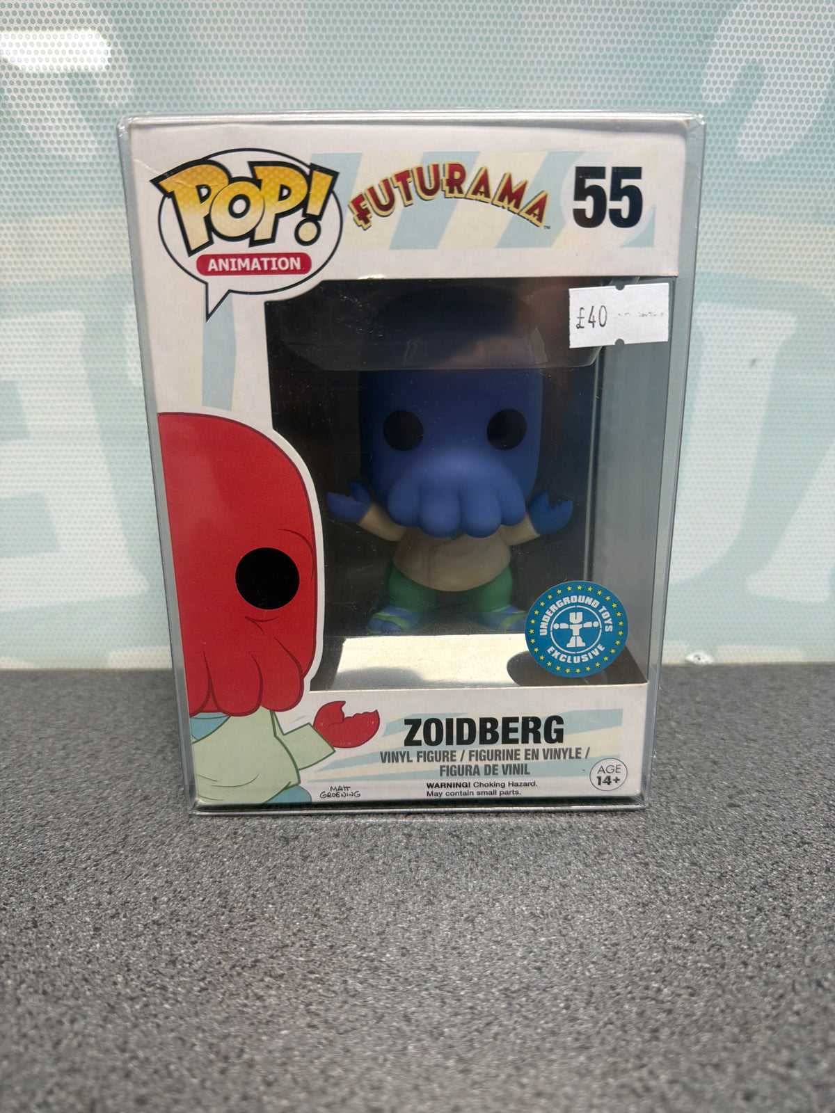 Dr. Zoidberg Funko Pop! #55 – Futurama – Underground Toys Sticker