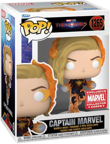 Captain Marvel Flames Funko Pop! #1265 – The Marvels