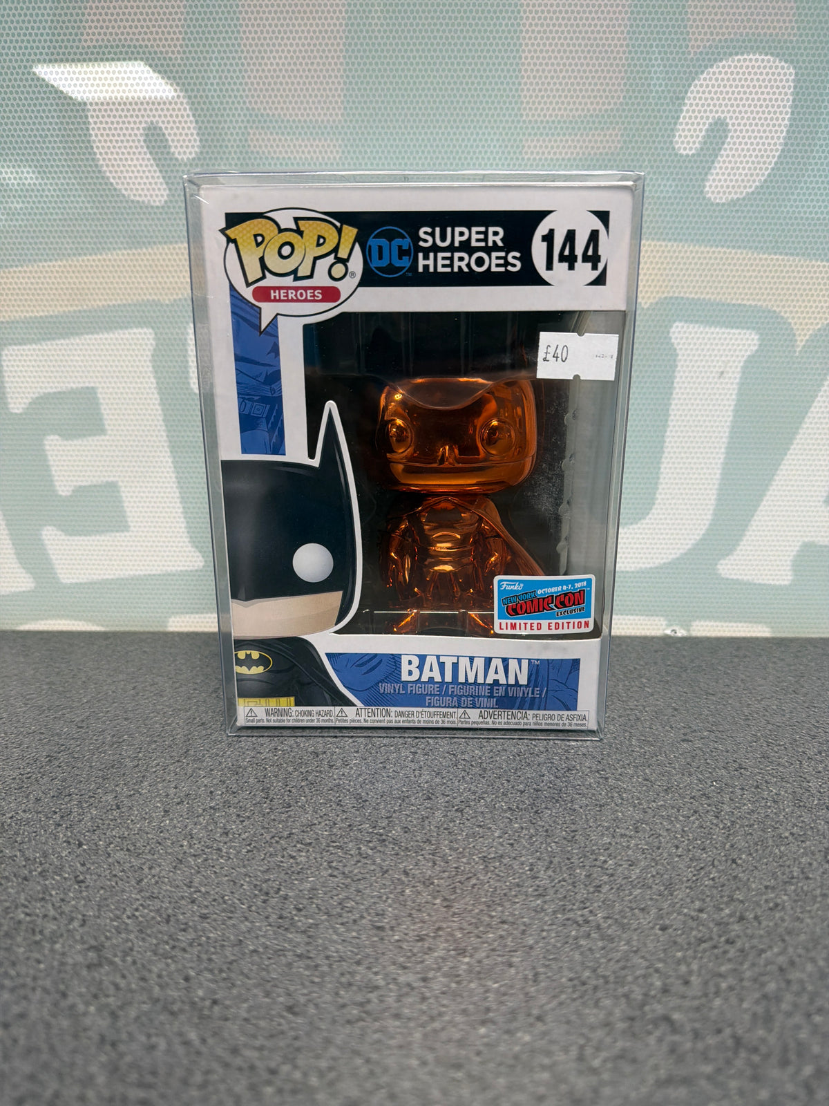 Batman Orange Chrome Funko Pop! – DC