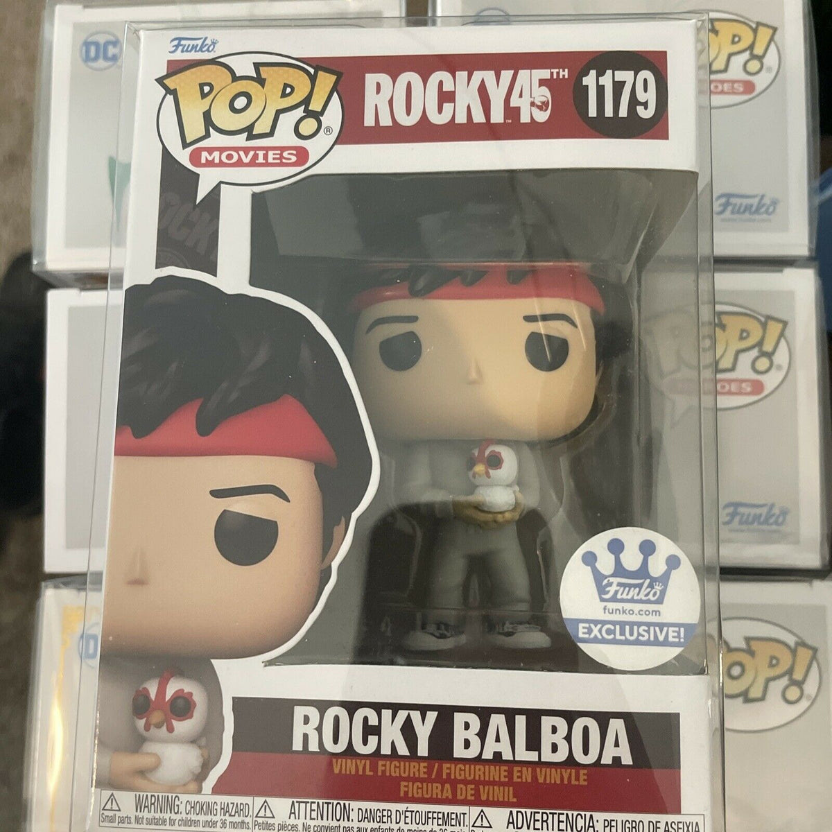 Rocky Balboa with Chicken Funko Pop! #1179 from Rocky, Funko Shop Exclusive – product image 1