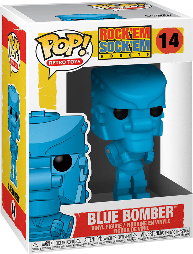 Mattel Rock Em Sock Em Robot Blue Pop! Vinyl Figurine