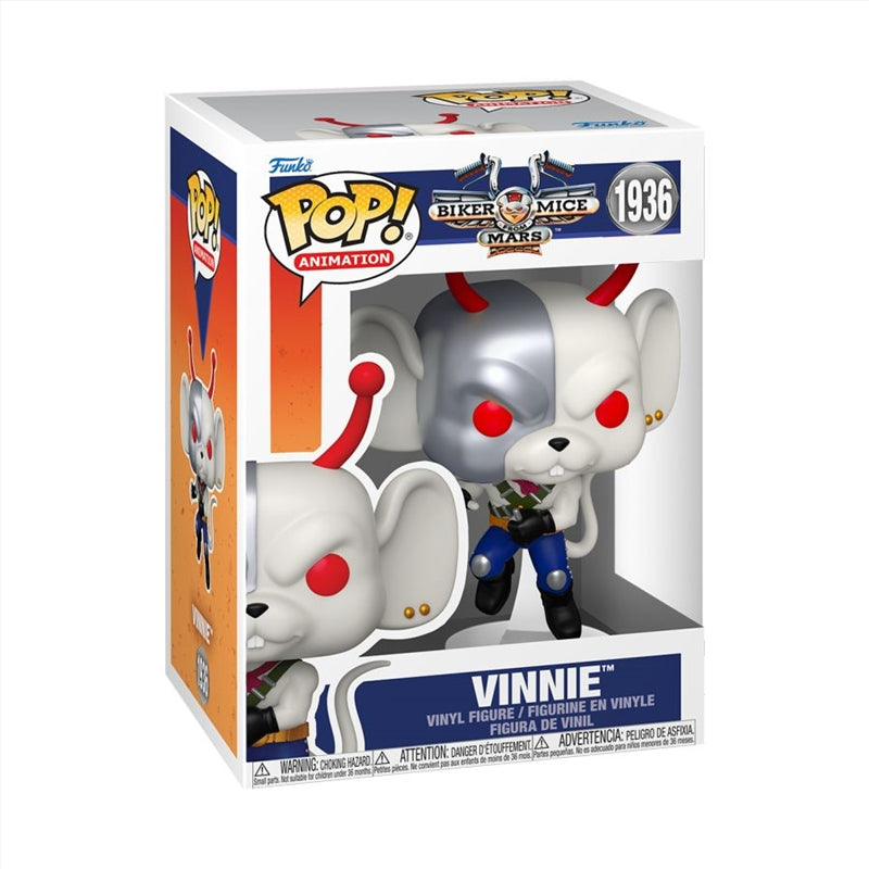 Alliance Entertainment POP! Animation Biker Mice from Mars Vinnie Multicolor