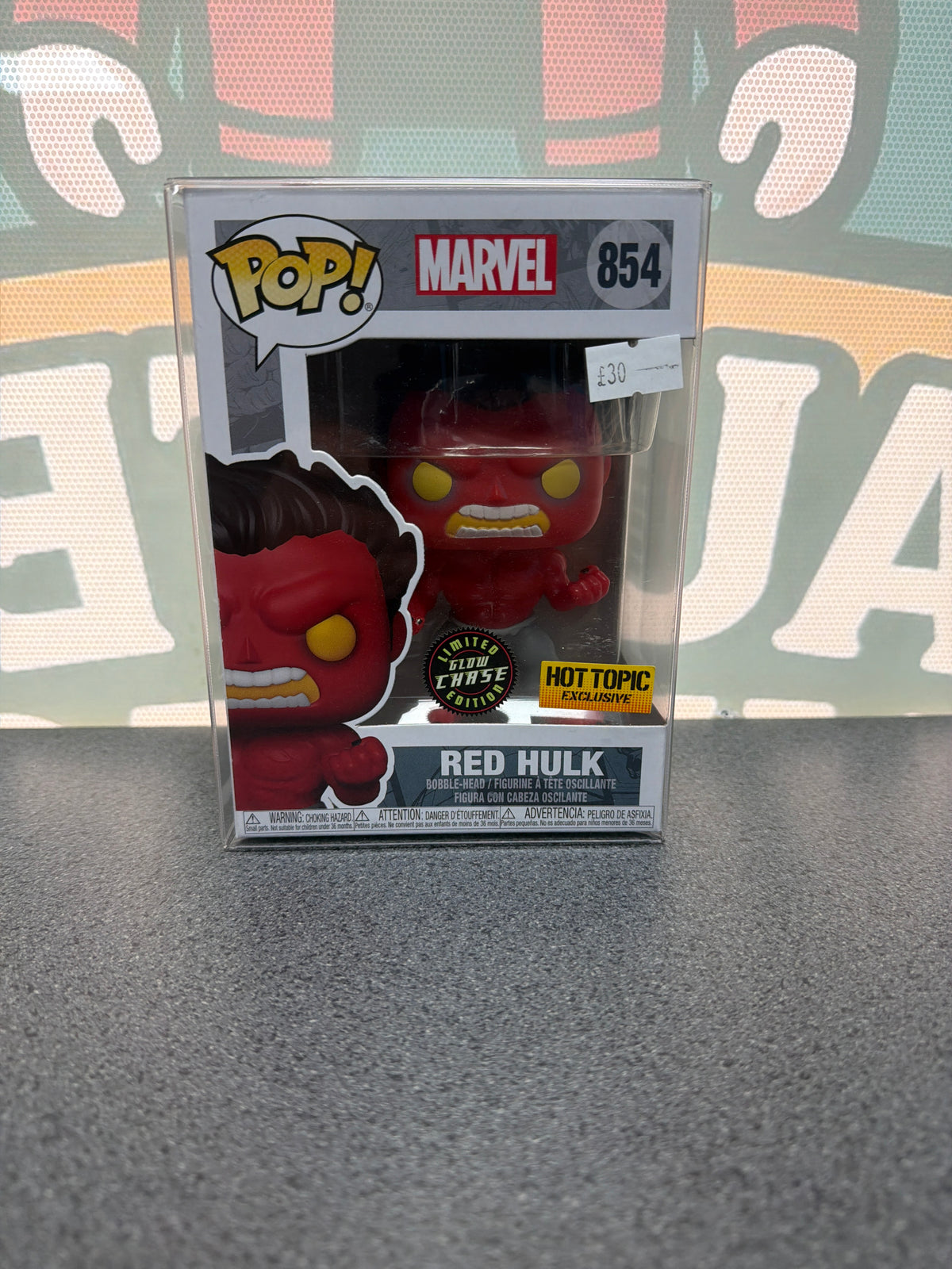 Red Hulk Funko Pop! #854 – Marvel