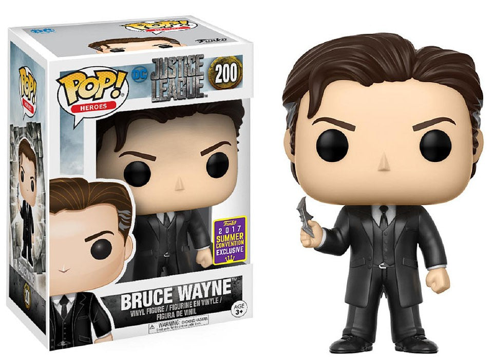 Funko Justice League Bruce Wayne Vinyl Figure #200 3.75-In