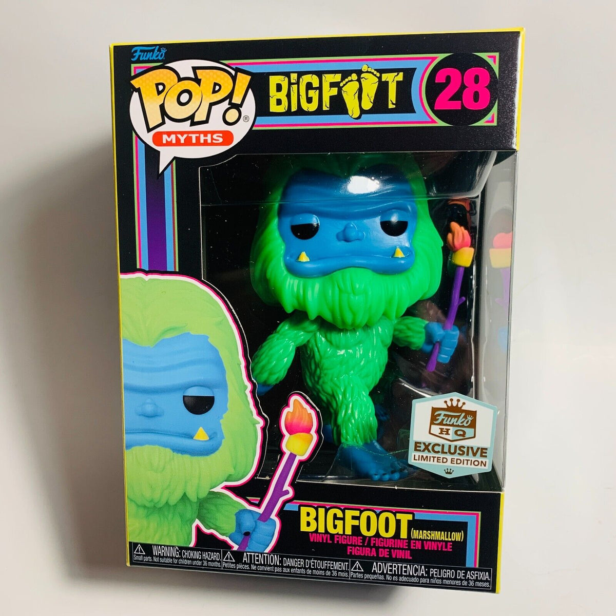 Bigfoot with Marshmallow #28 Pop! Myths – Blacklight – product image
