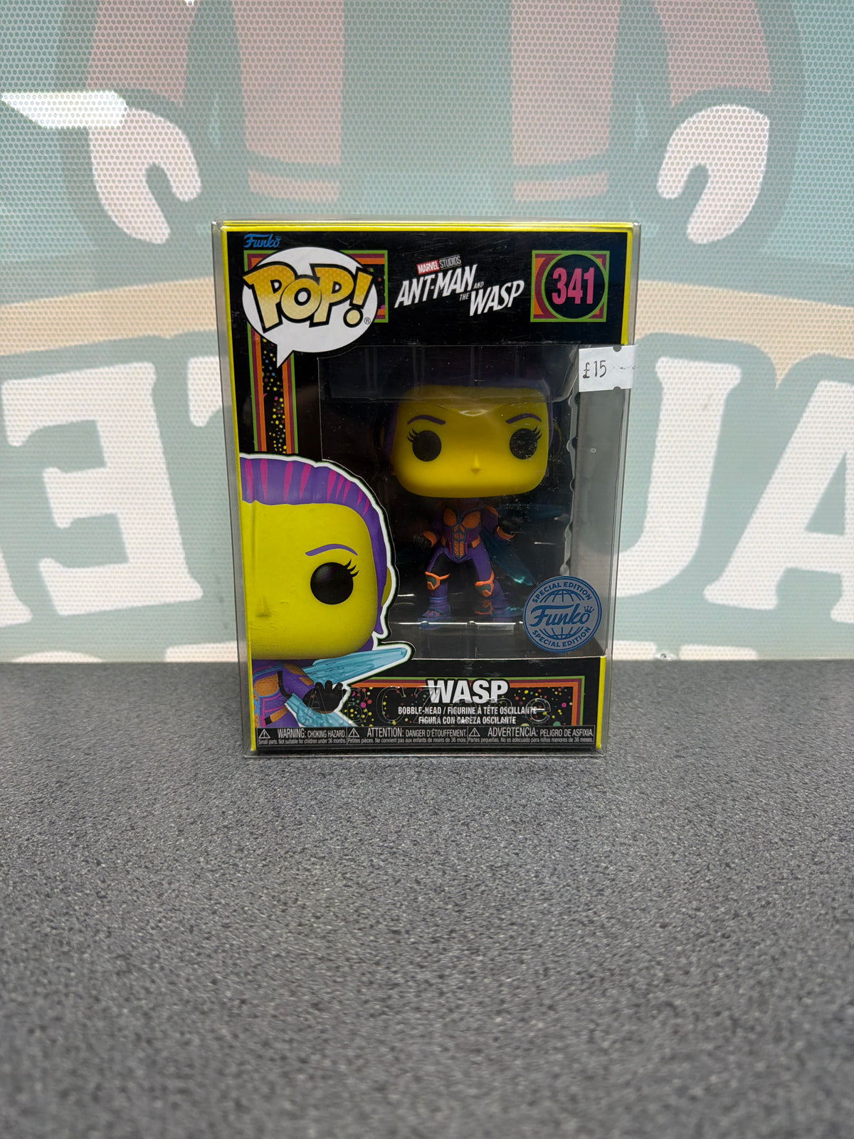Wasp Blacklight Funko Pop! #341 – Ant-Man and the Wasp