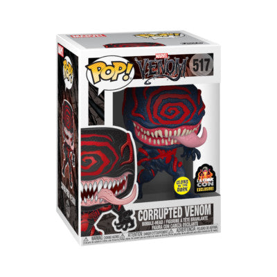 Funko Marvel Venom Pop! Corrupted Venom Glow-in-the-Dark Figure