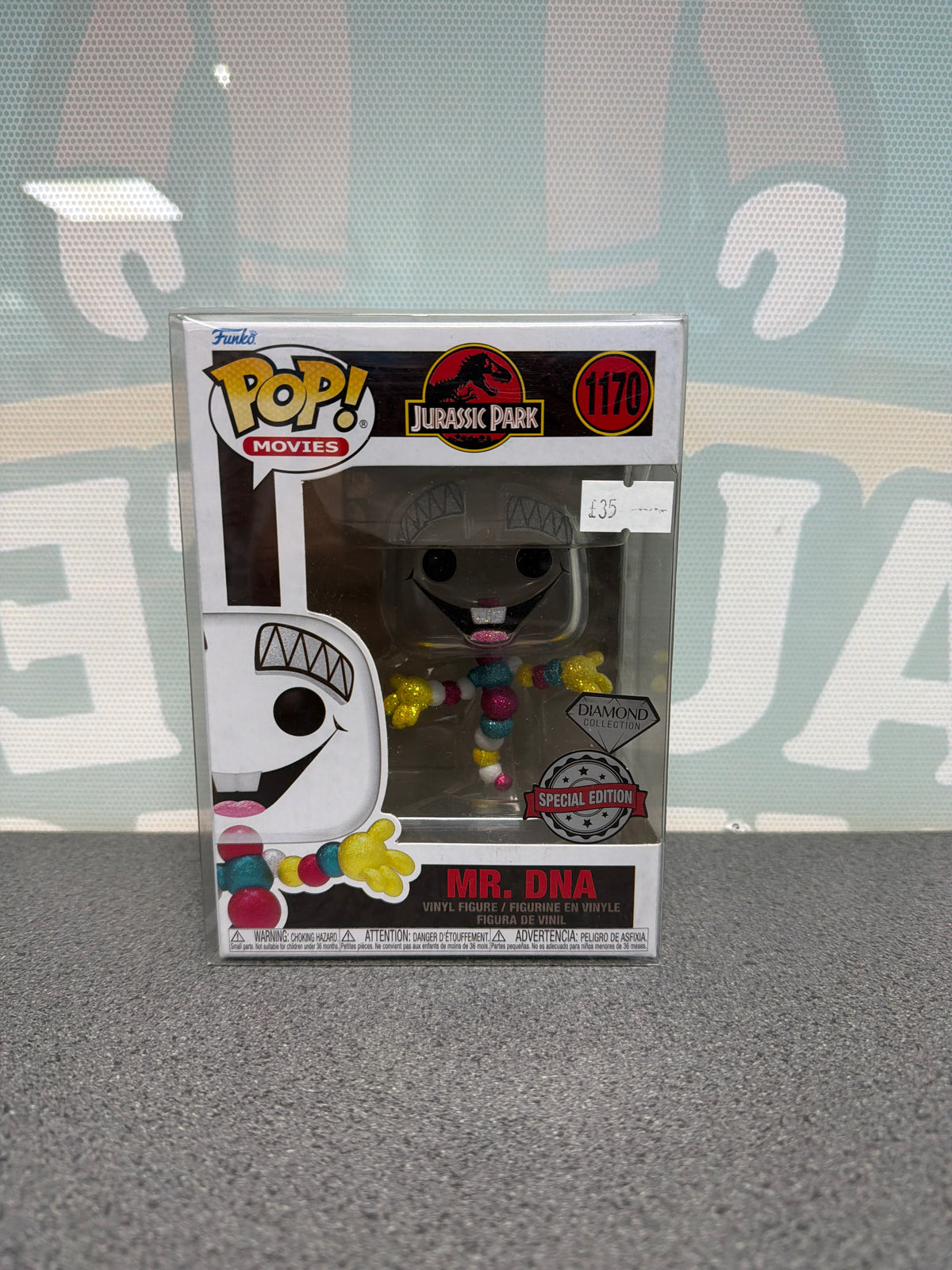 Mr. DNA Funko Pop! #1170 from Jurassic Park, Diamond Collection – Special Edition – product image 1