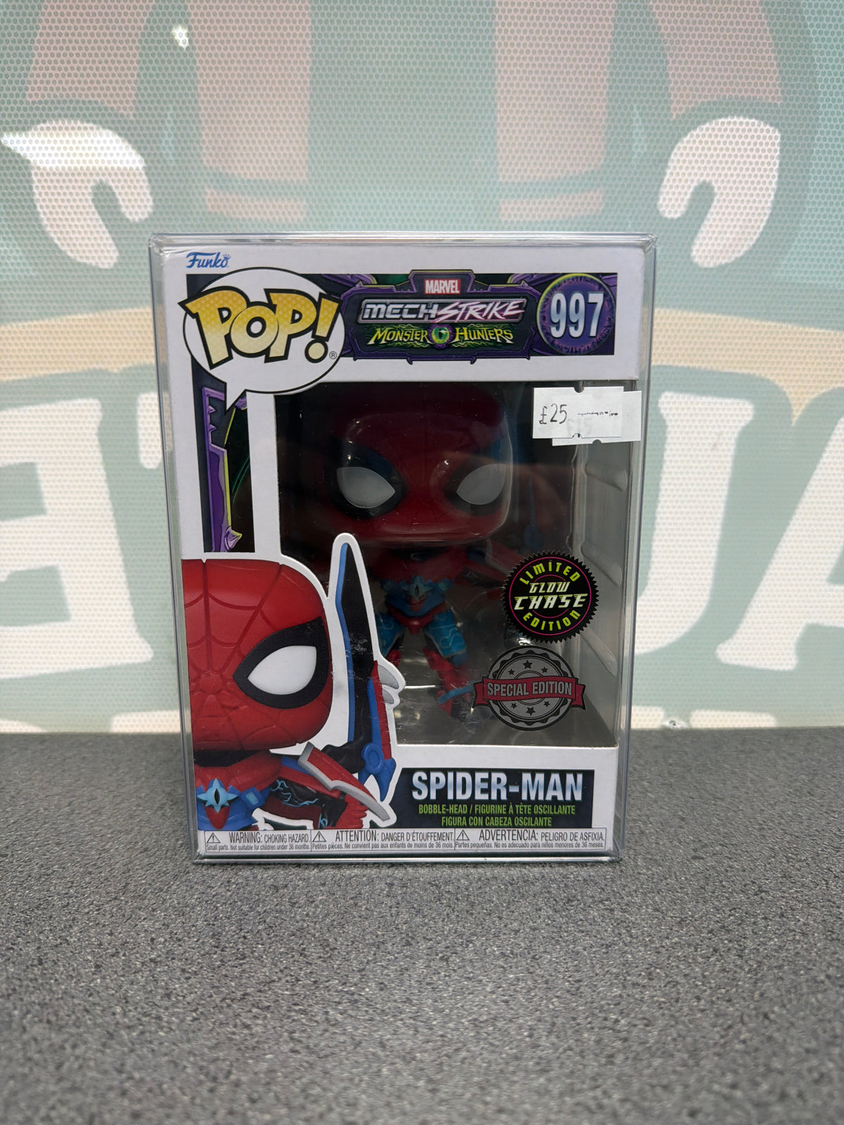 Spider-Man Funko Pop! #997 – Mech Strike: Monster Hunters