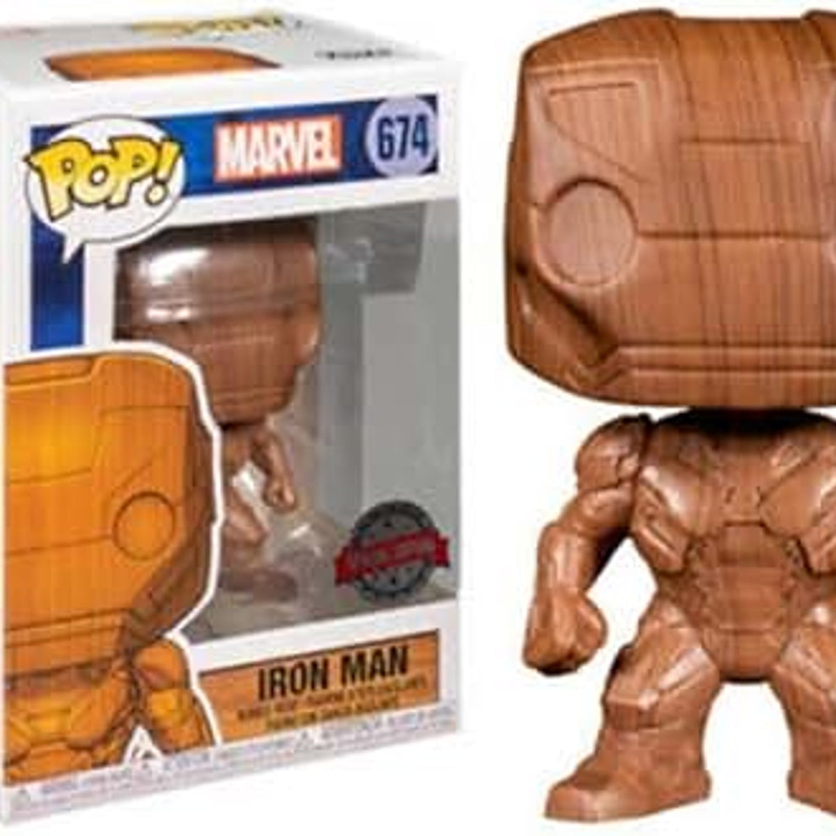 Iron Man Wood Deco Funko Pop! – Marvel