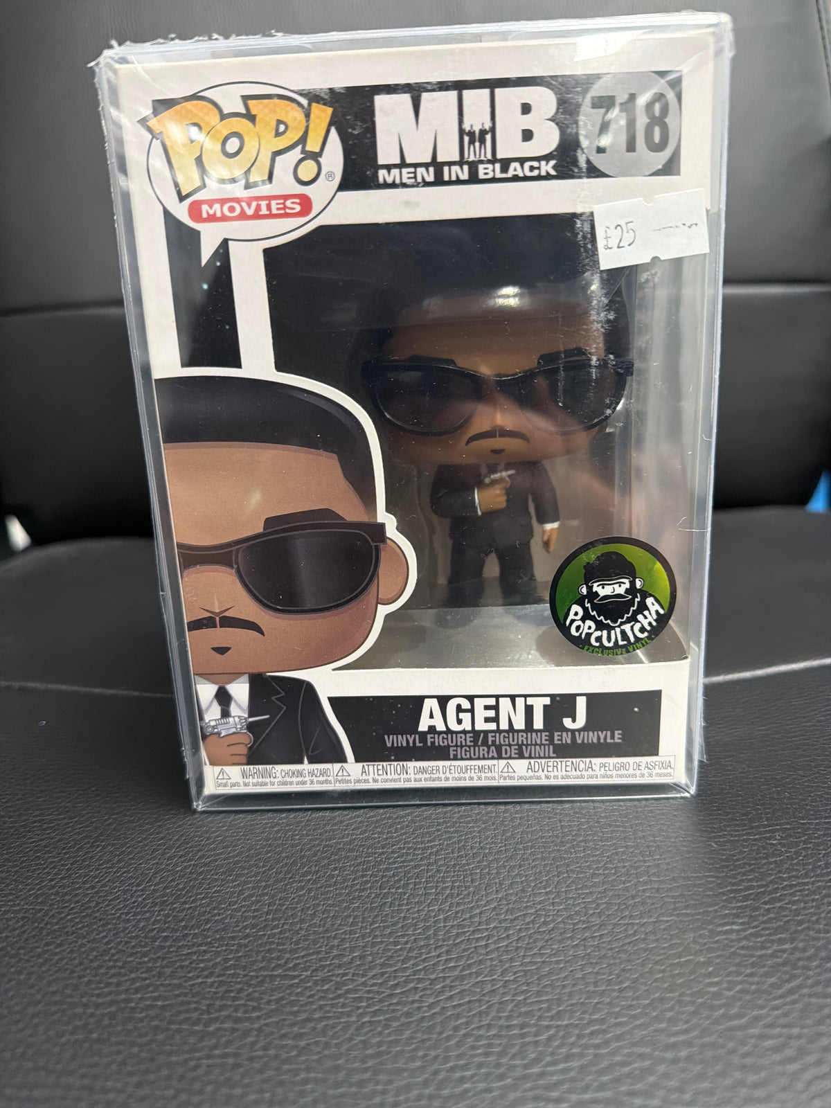 Agent J Funko Pop! #718 from Men in Black, Popcultcha Exclusive – product image 1