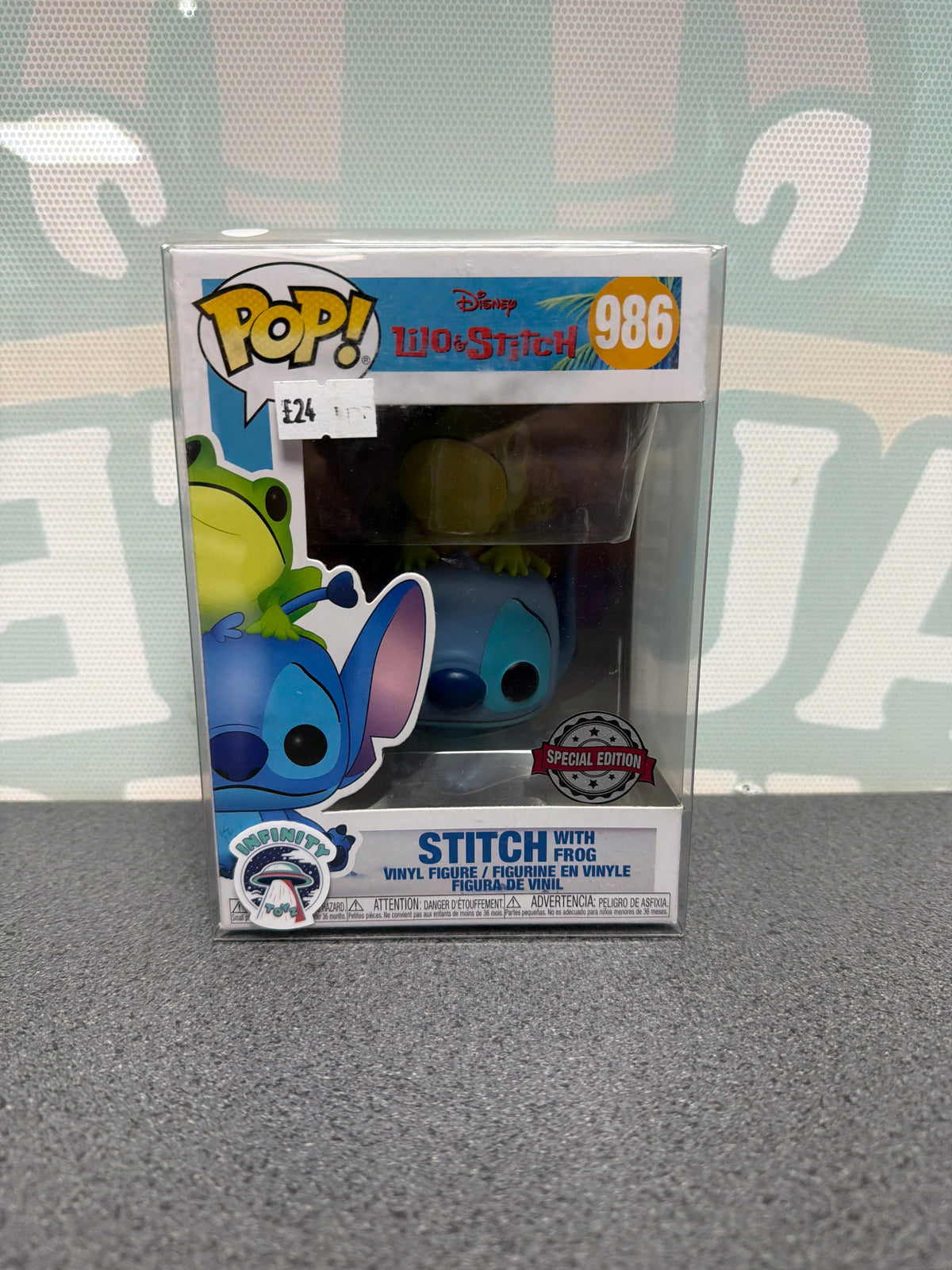 Stitch with Frog Funko Pop! #986 – Lilo & Stitch