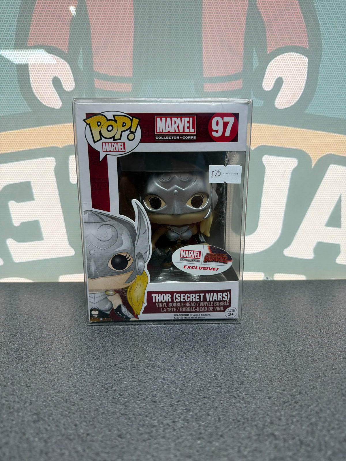 Thor Funko Pop! #97 – Marvel, Secret Wars Sticker