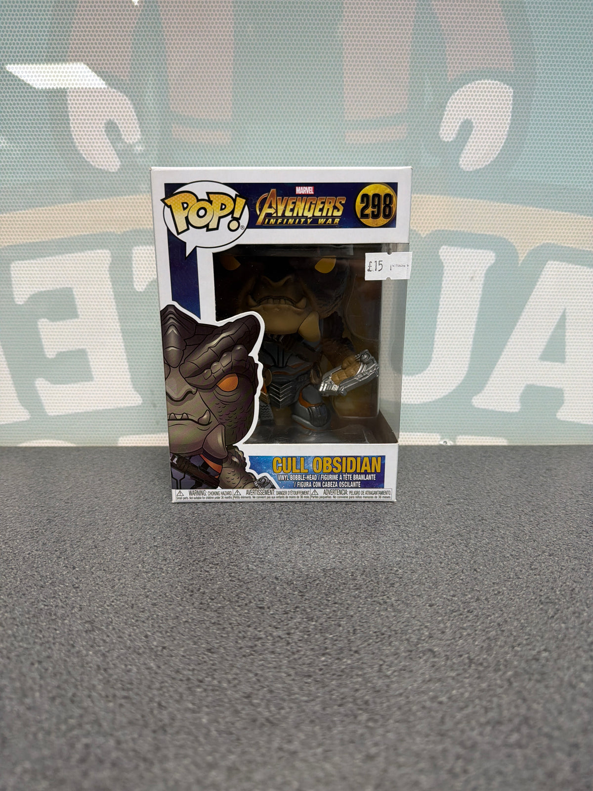 Cull Obsidian Funko Pop! #298 – Avengers: Infinity War, No Sticker