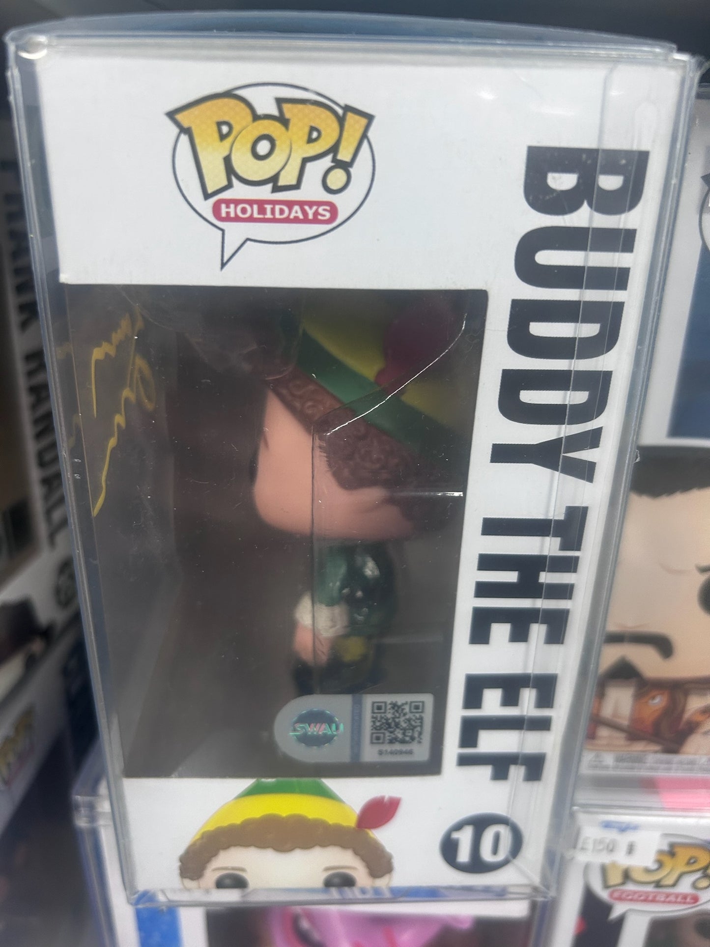 SIGNED BUDDY THE ELF FUNKO #10