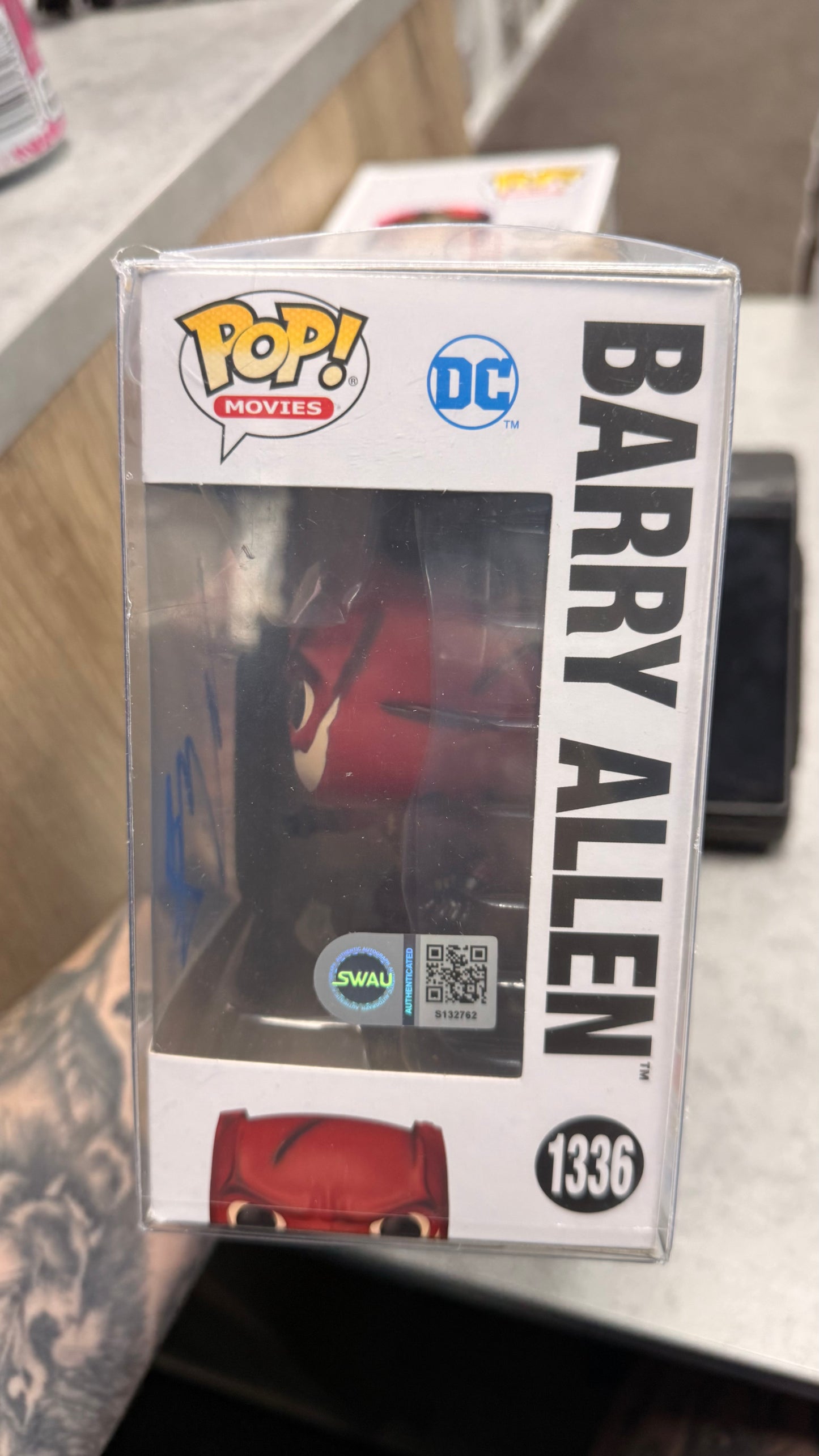Barry Allen signed by Ezra Miller