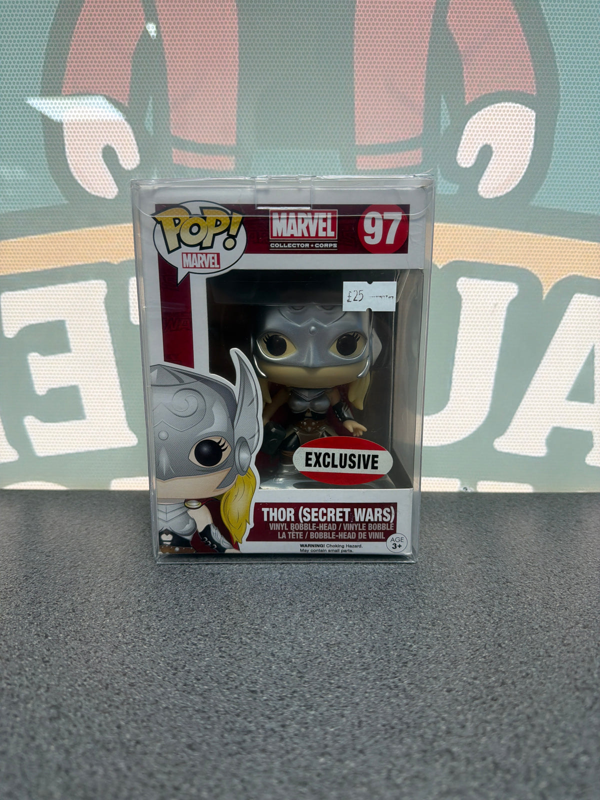 Thor Funko Pop! #97 – Marvel, Exclusive Sticker