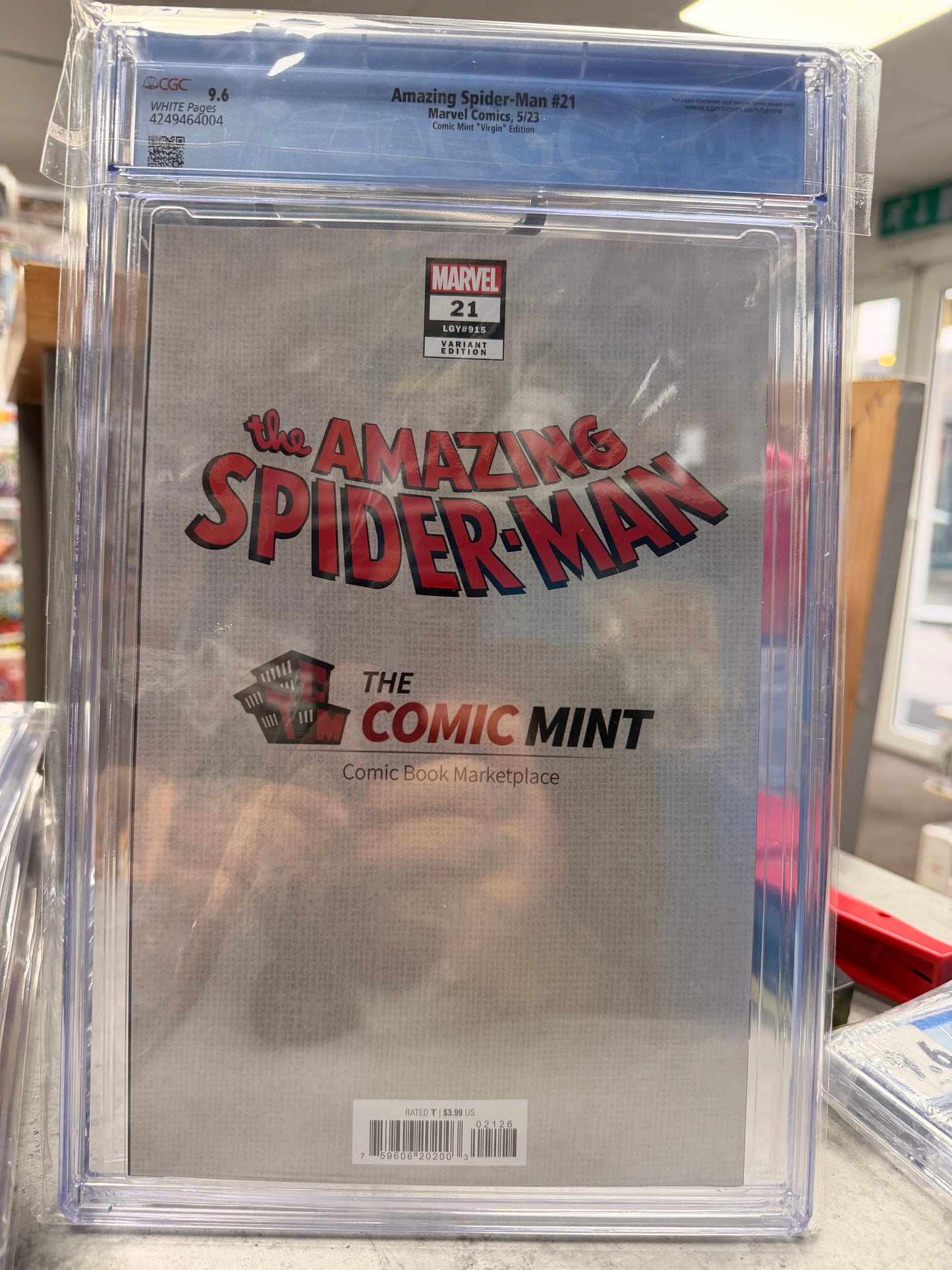 CGC 9.6 Amazing Spider-Man #21 Virgin Red Drip