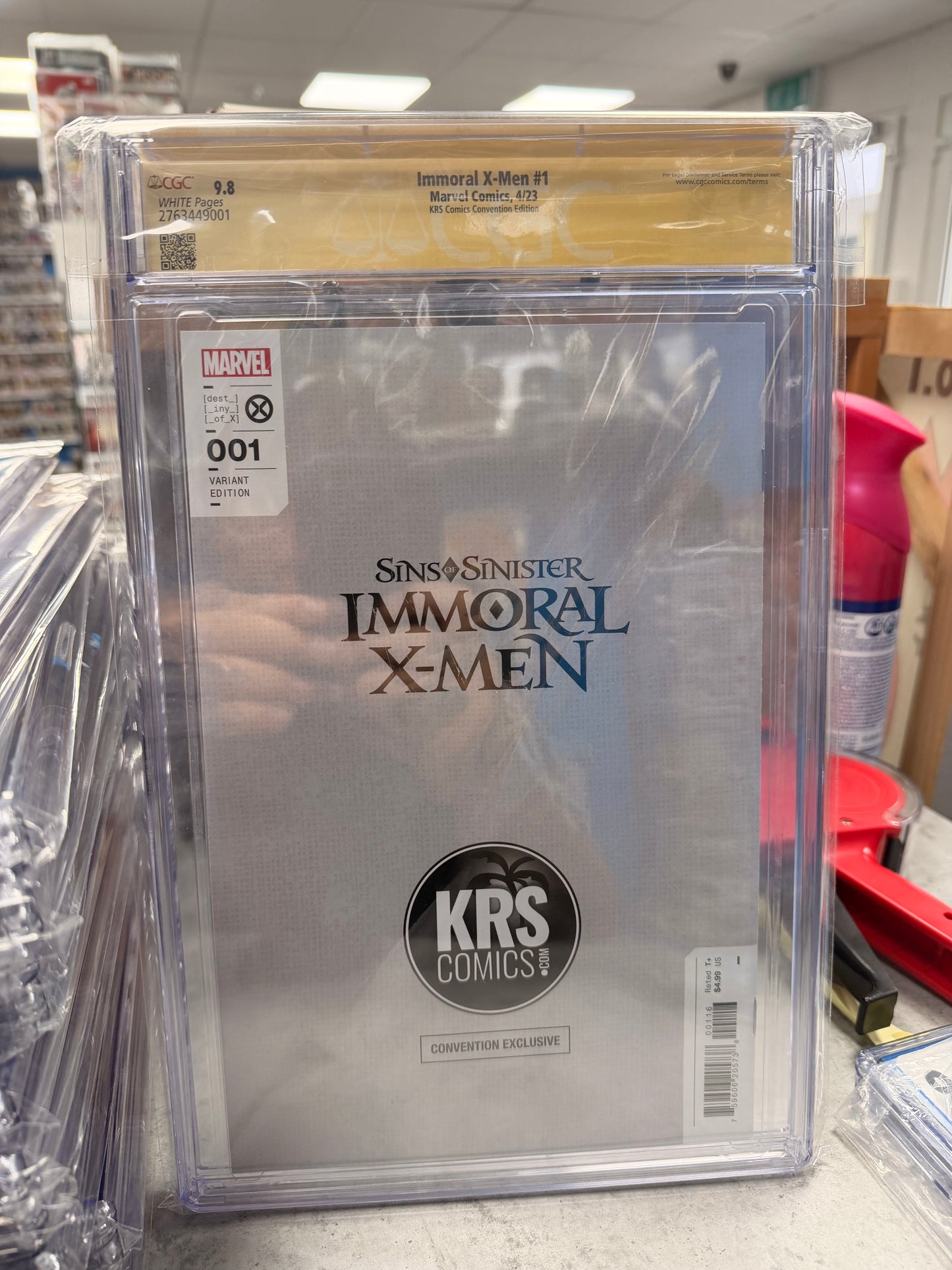CGC SS 9.8 Immoral X-Men #1 Signed