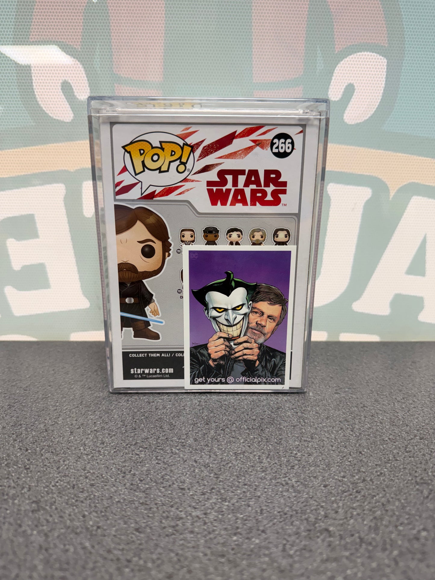 Mark Hamill Signed Luke Skywalker Funko Pop! #266 – Star Wars