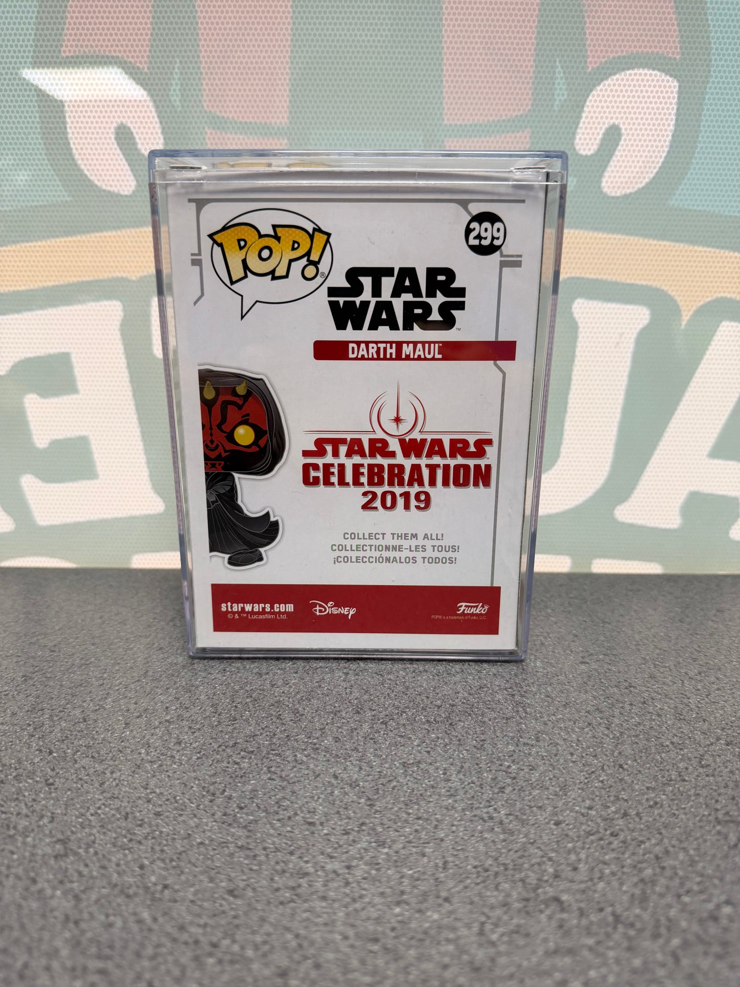 Ray Park Signed Darth Maul Funko Pop! #299 – With Quote