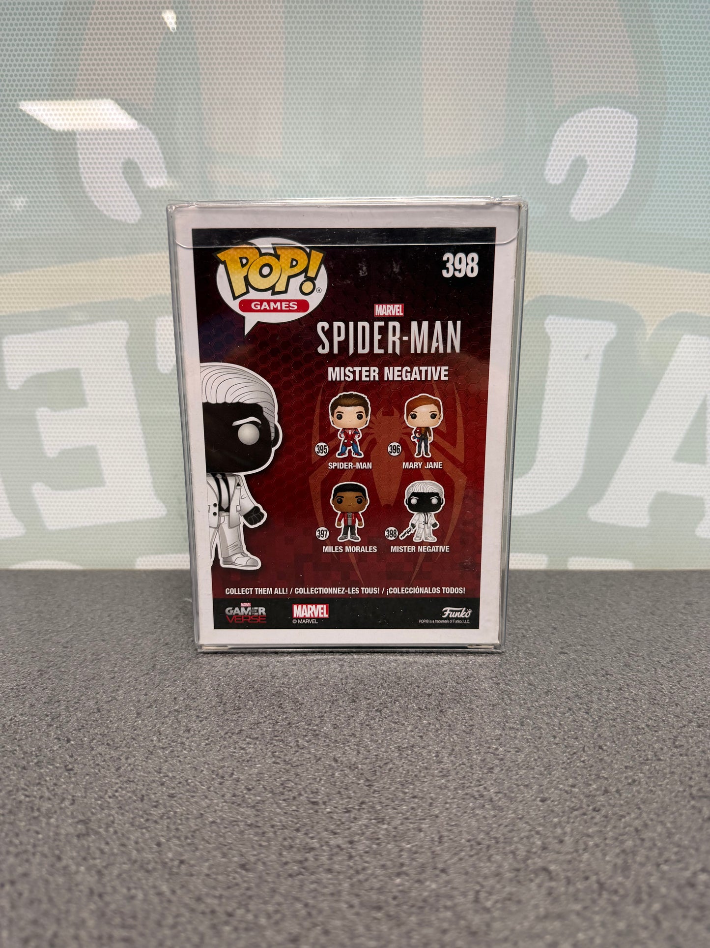 Stephen Oyoung Signed Mister Negative Funko Pop! #398 – Marvel Spider-Man