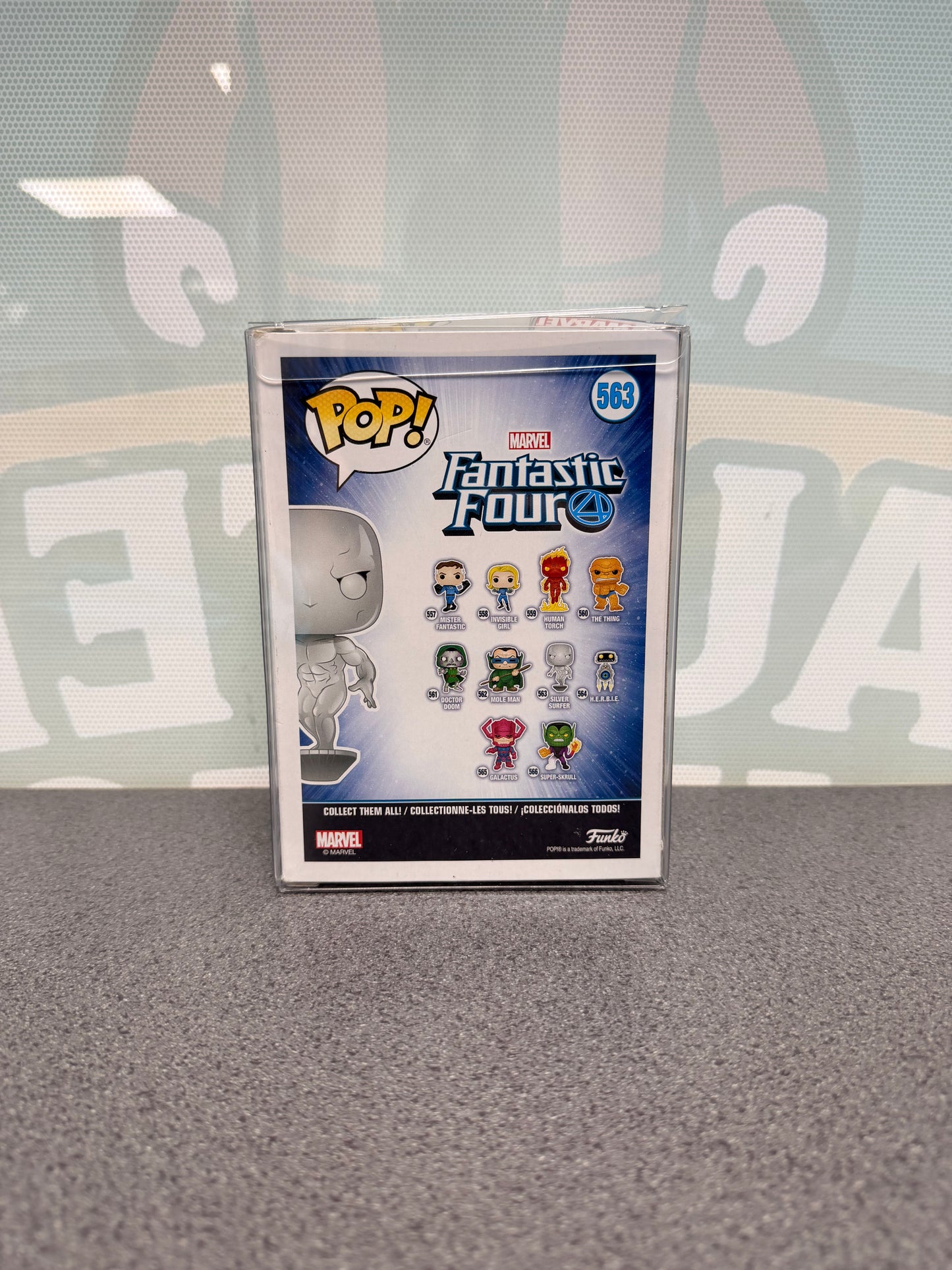 Laurence Fishburne Signed Silver Surfer Funko Pop! #563 – Fantastic Four