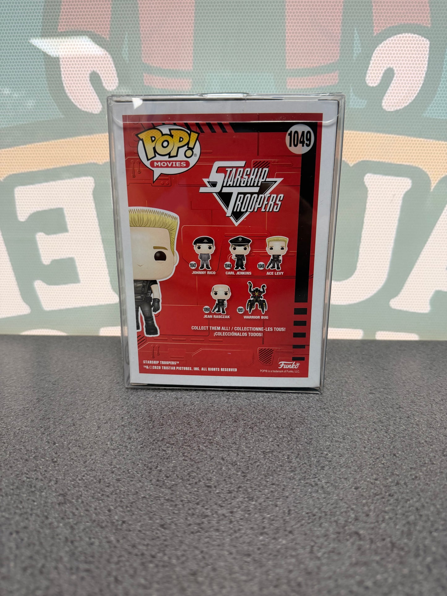 Jake Busey Signed Ace Levy Funko Pop! #1049