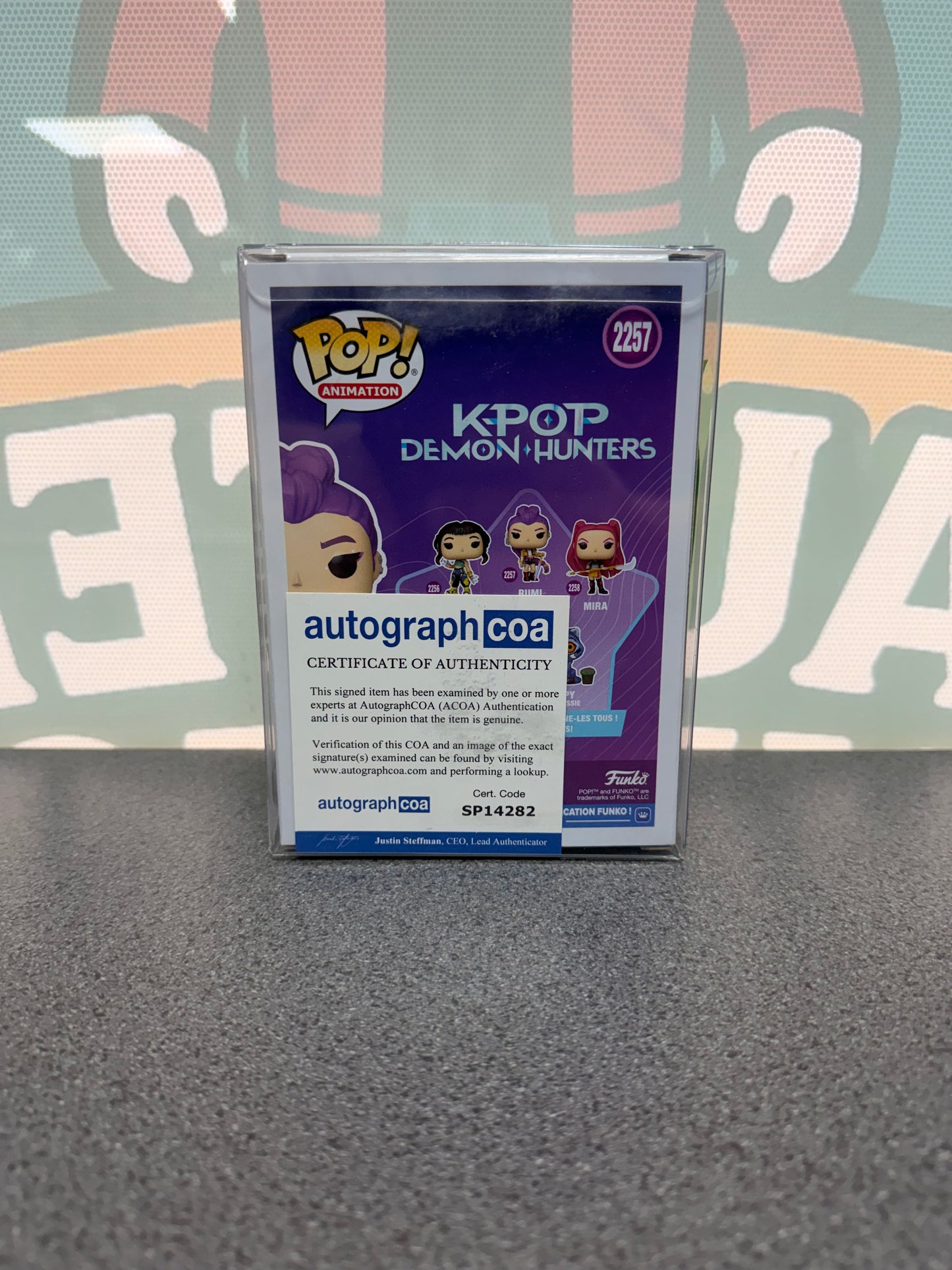 Arden Cho Signed Rumi Funko Pop! #2257
