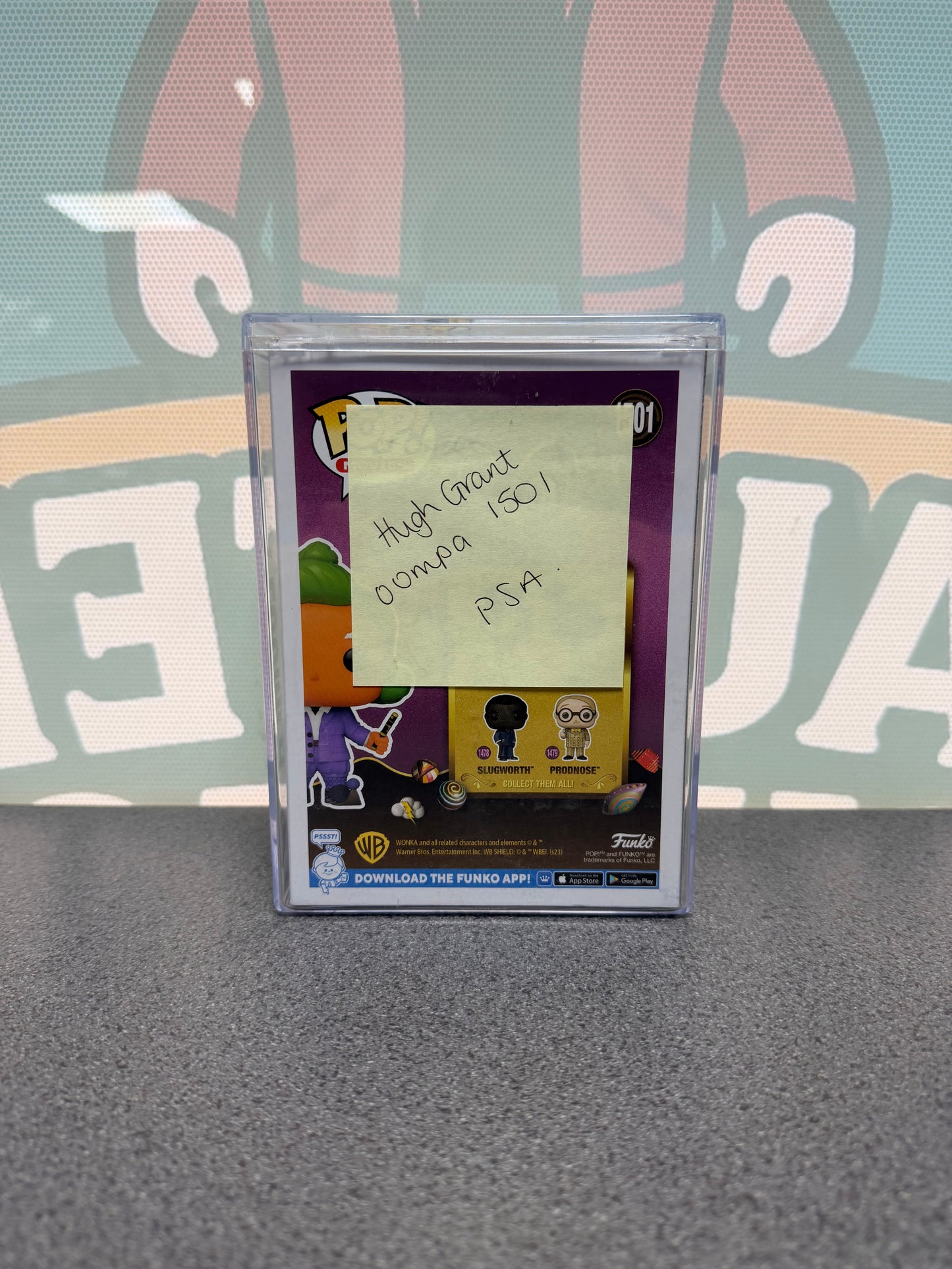 Hugh Grant Signed Oompa Loompa Funko Pop! #1501