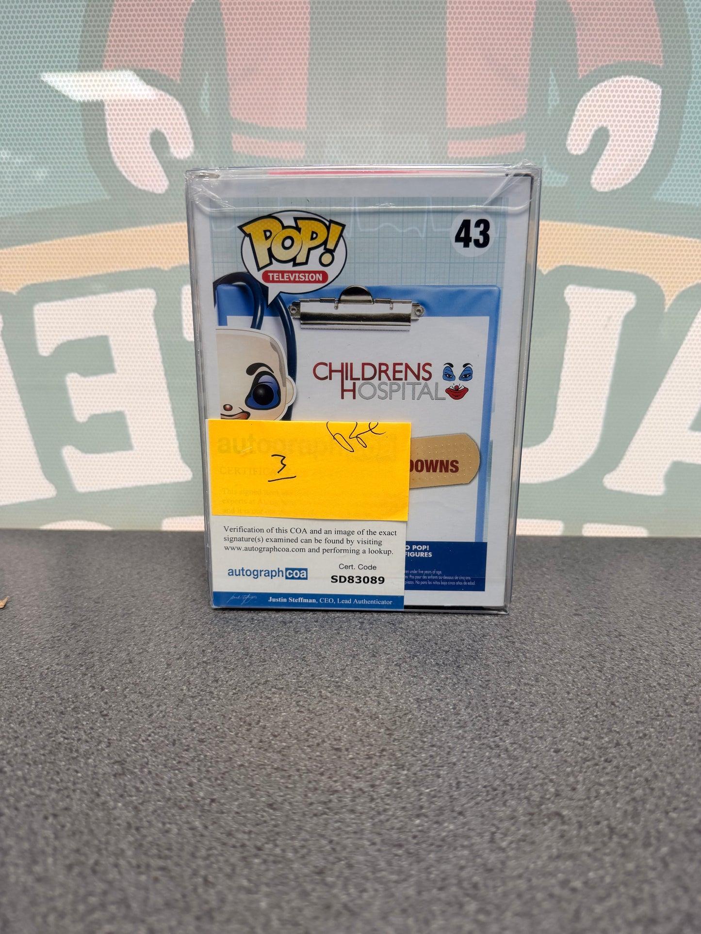 Rob Corddry Signed Dr. Blake Downs Funko Pop! #43
