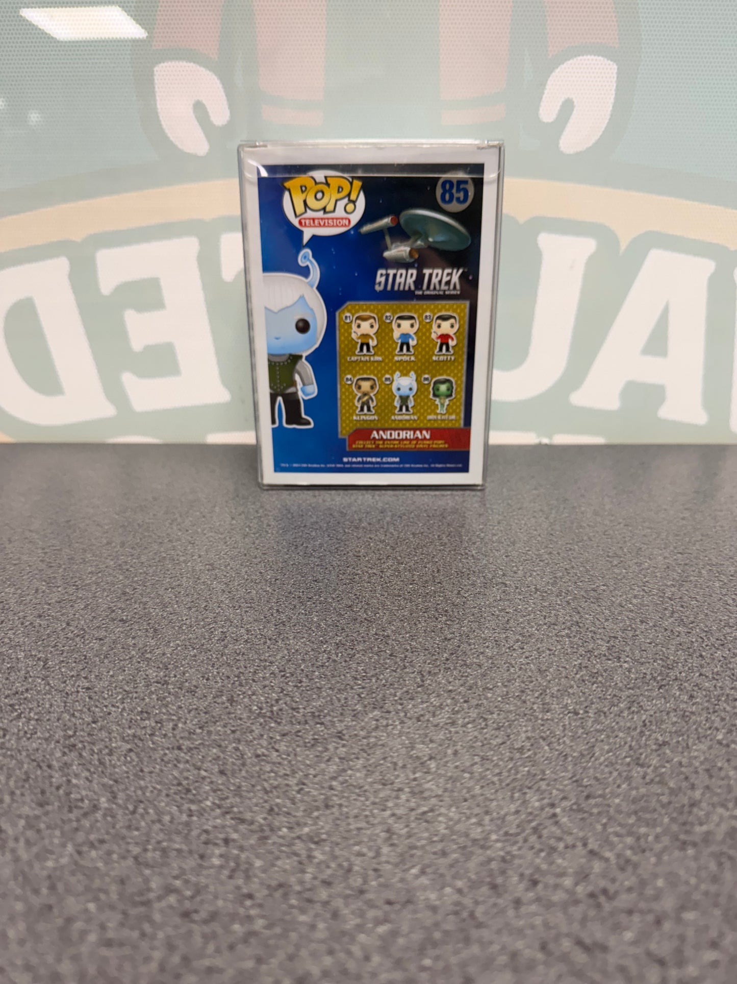 Andorian Funko Pop! #85 – back of box