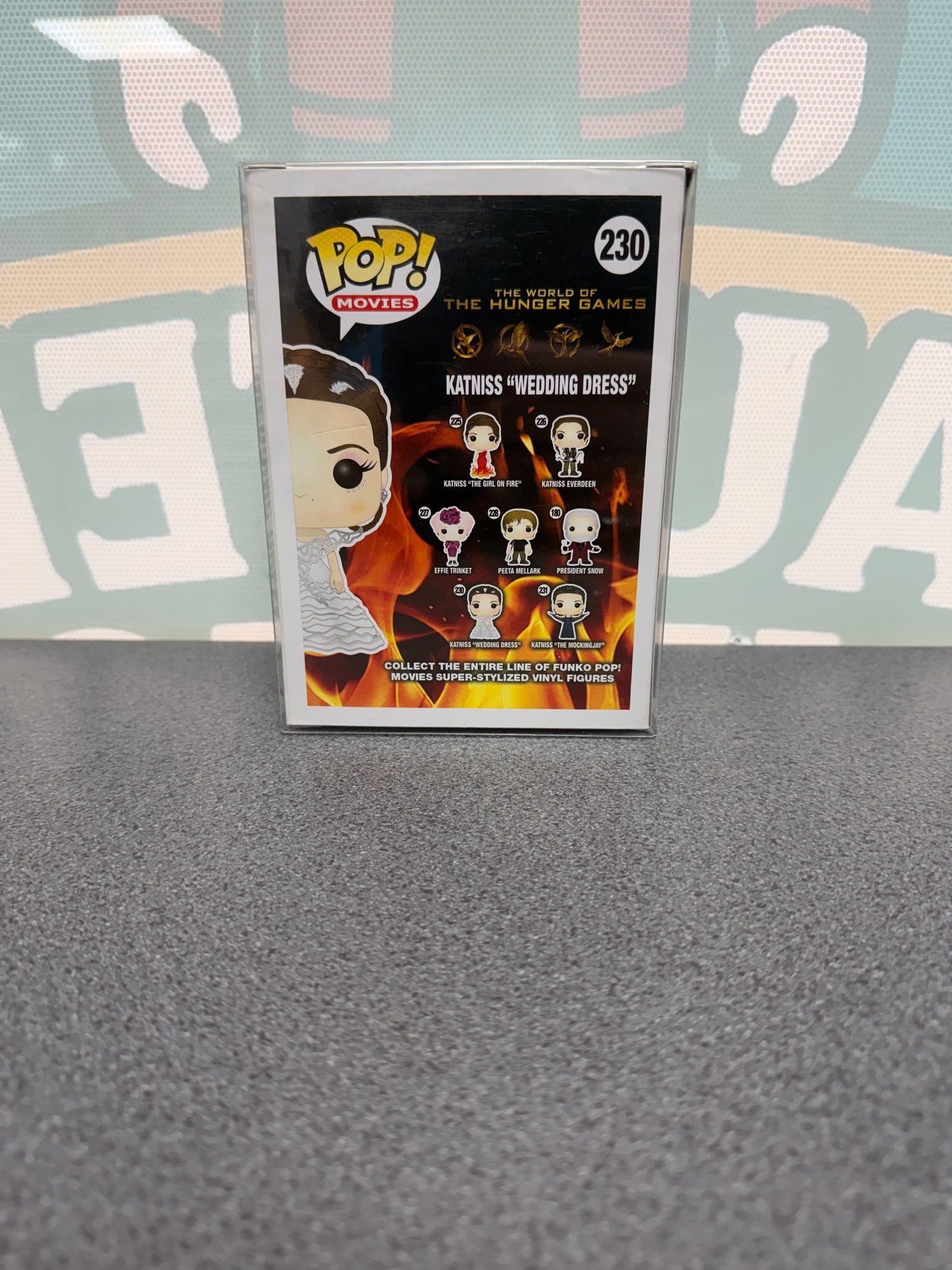 Katniss (Wedding Dress) Funko Pop! #230 – The Hunger Games – back of box
