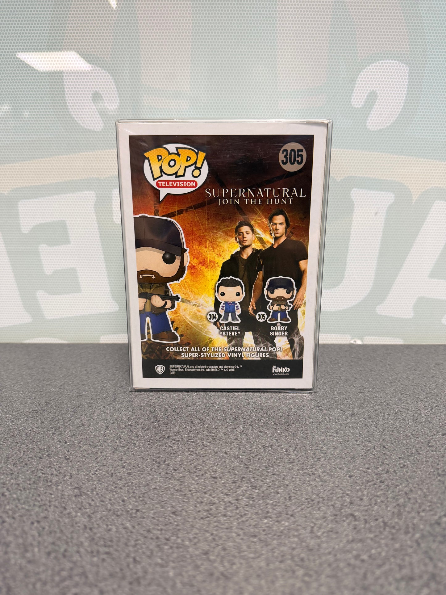 Bobby Singer Funko Pop! #305 – Supernatural – back of box