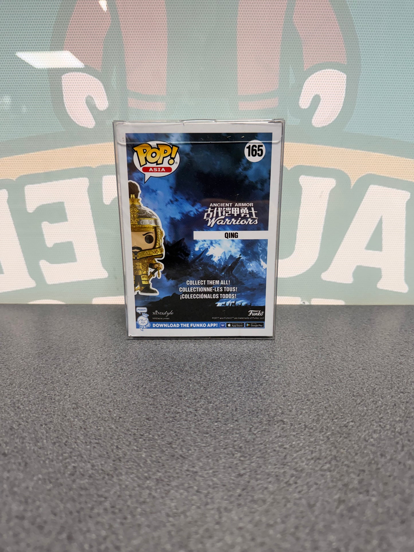 Qing #165 Funko Pop! Asia – Ancient Armor Warriors – 2022 Winter Convention