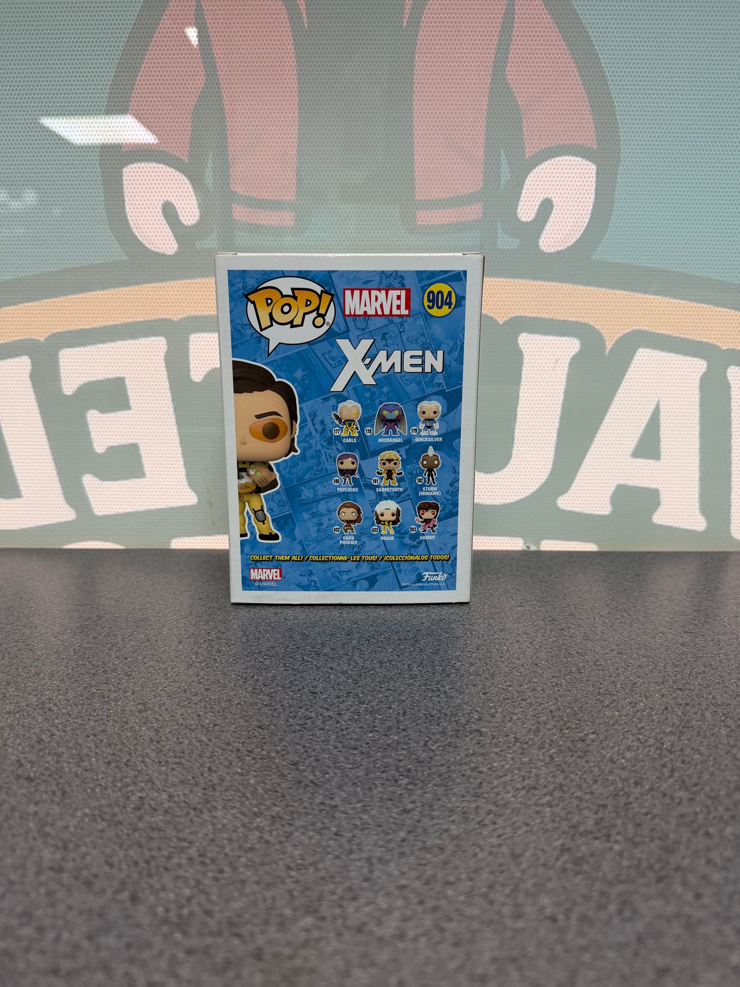 Gambit #904 Special Edition Funko Pop! from Marvel X-Men – back of box