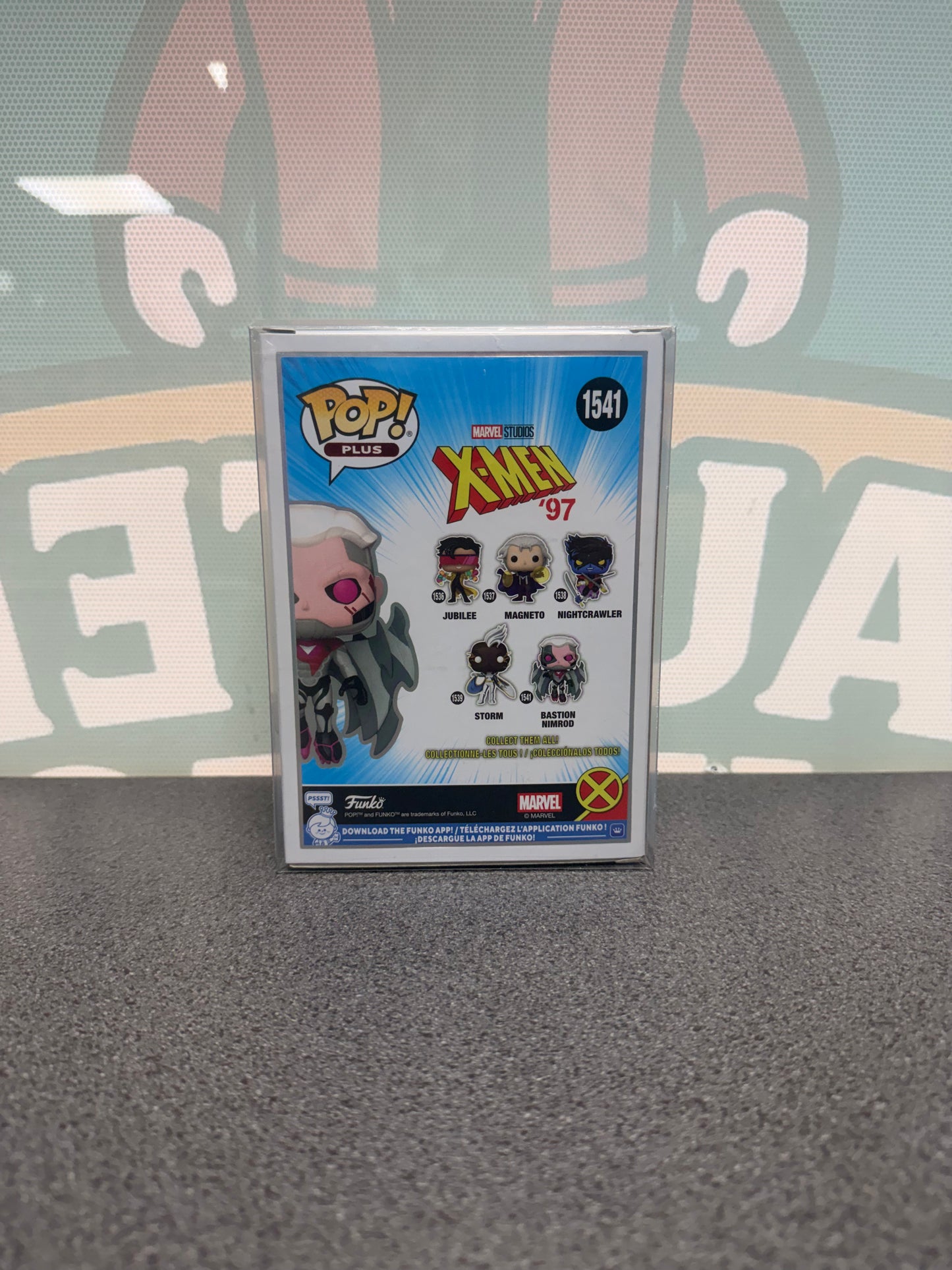 Bastion Nimrod #1541 Pop! Plus Funko Pop! from Marvel X-Men '97 – back of box