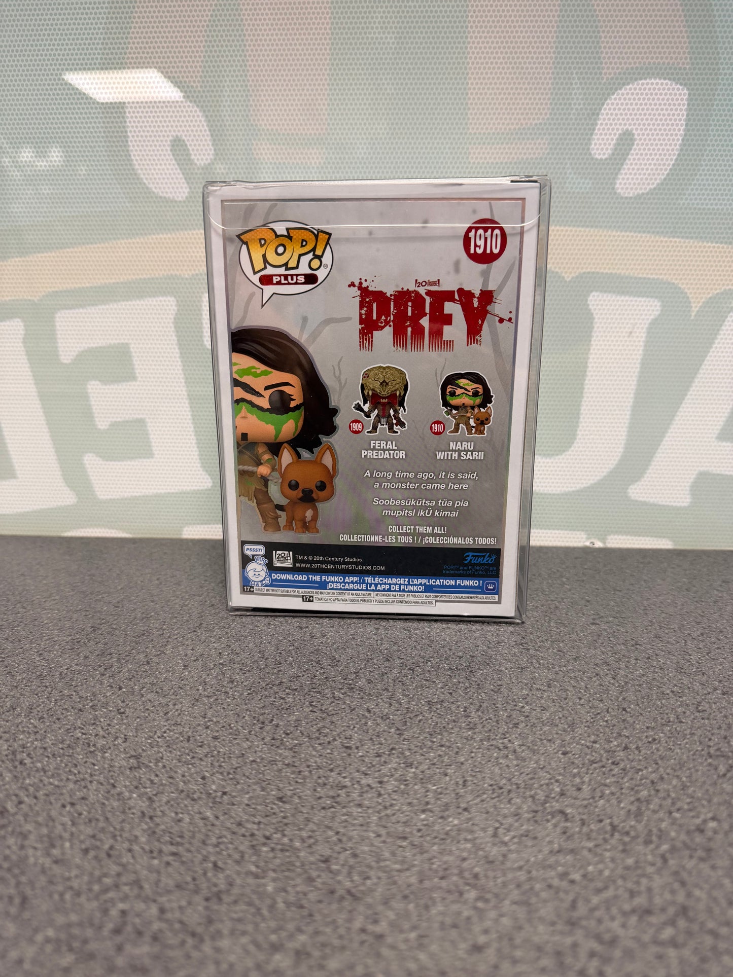 Naru with Sarii Funko Pop! Plus #1910 – back of box