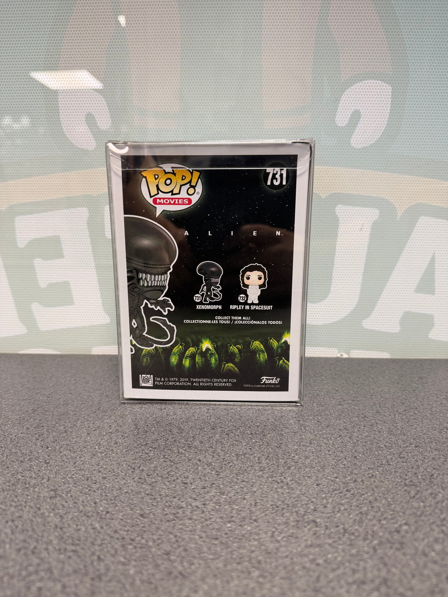 Xenomorph Funko Pop! Movies #731 – back of box