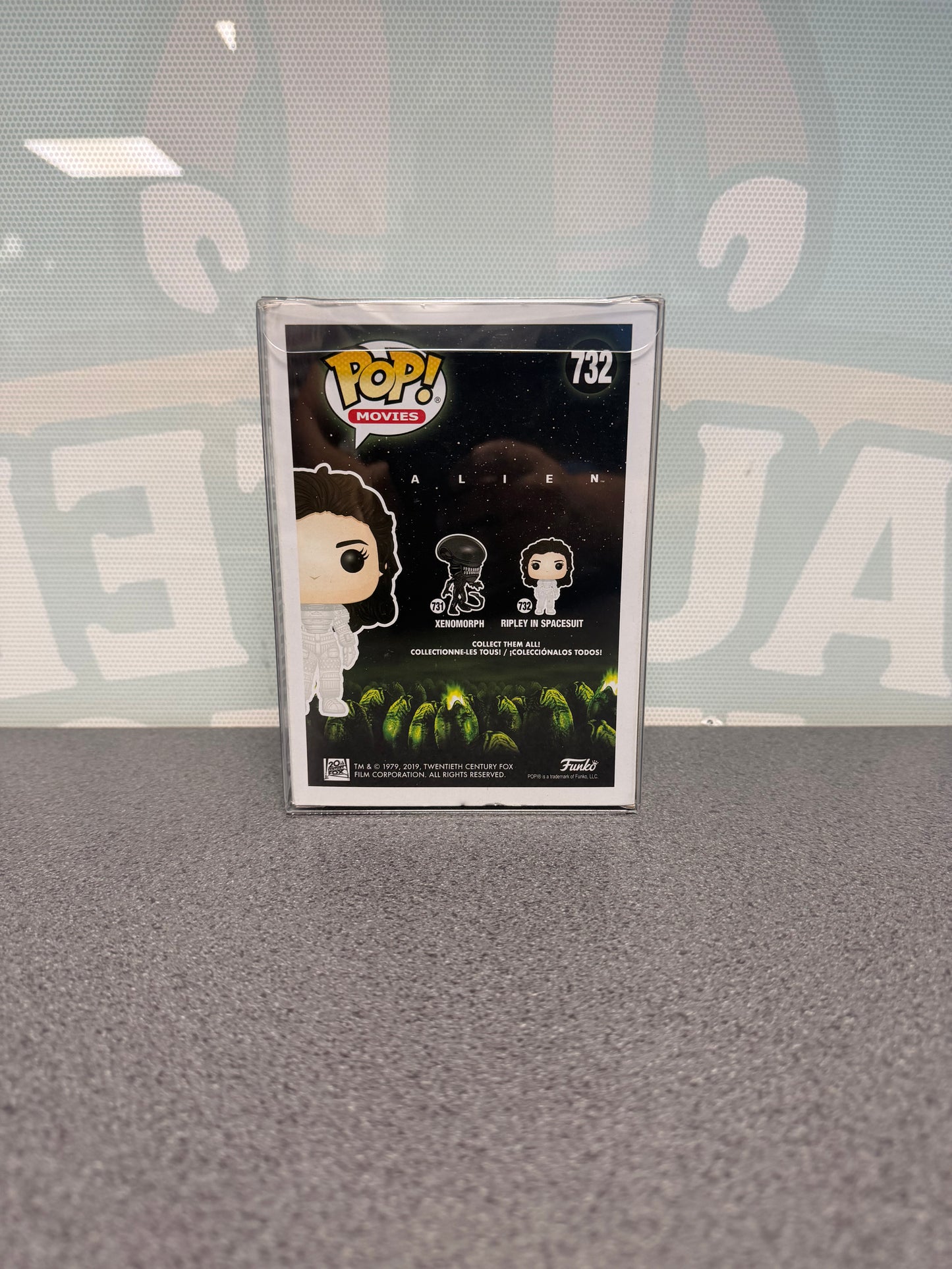 Ripley in Spacesuit Funko Pop! Movies #732 – back of box