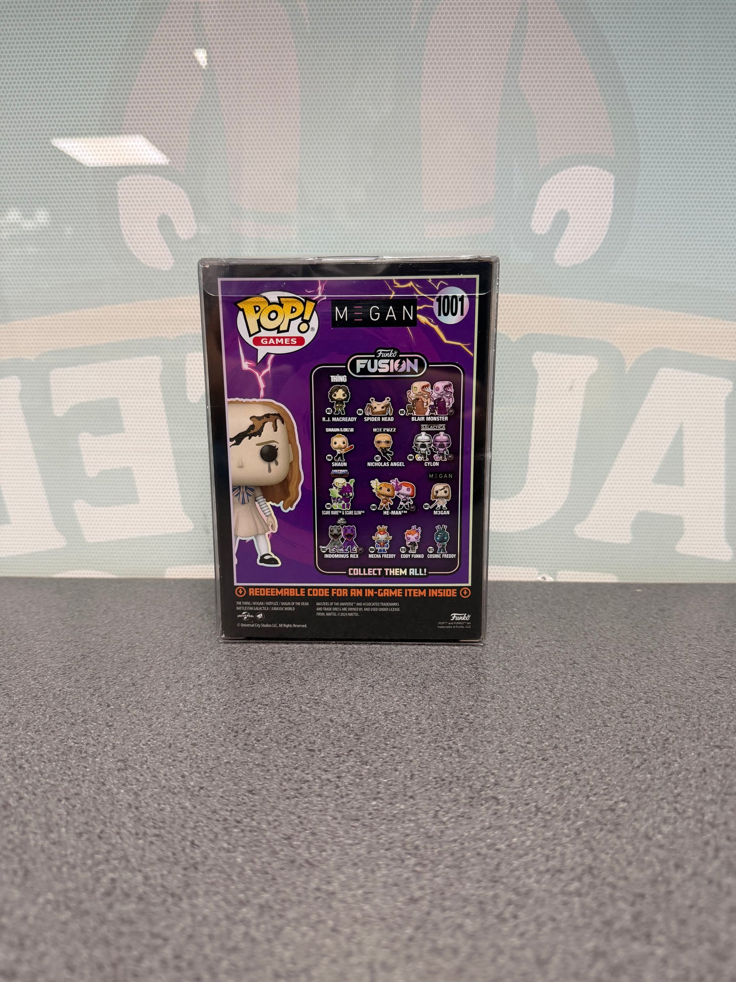 M3GAN Funko Pop! Games #1001 – back of box