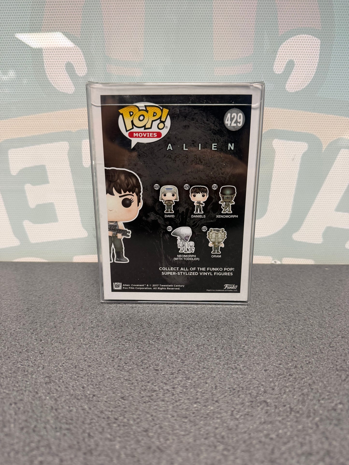 Daniels Funko Pop! Movies #429 – back of box