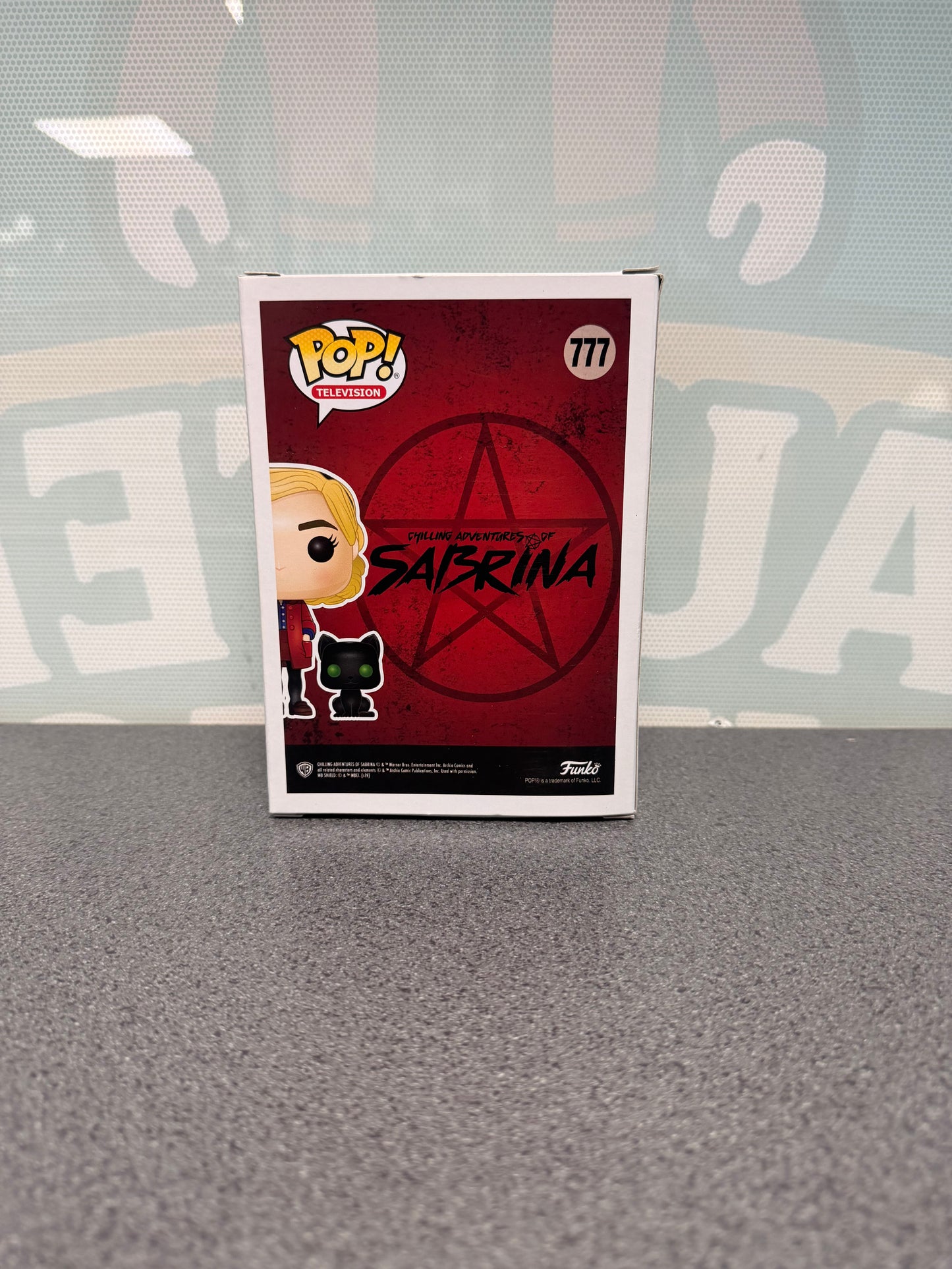 Sabrina Spellman & Salem Funko Pop! #777 – back of box